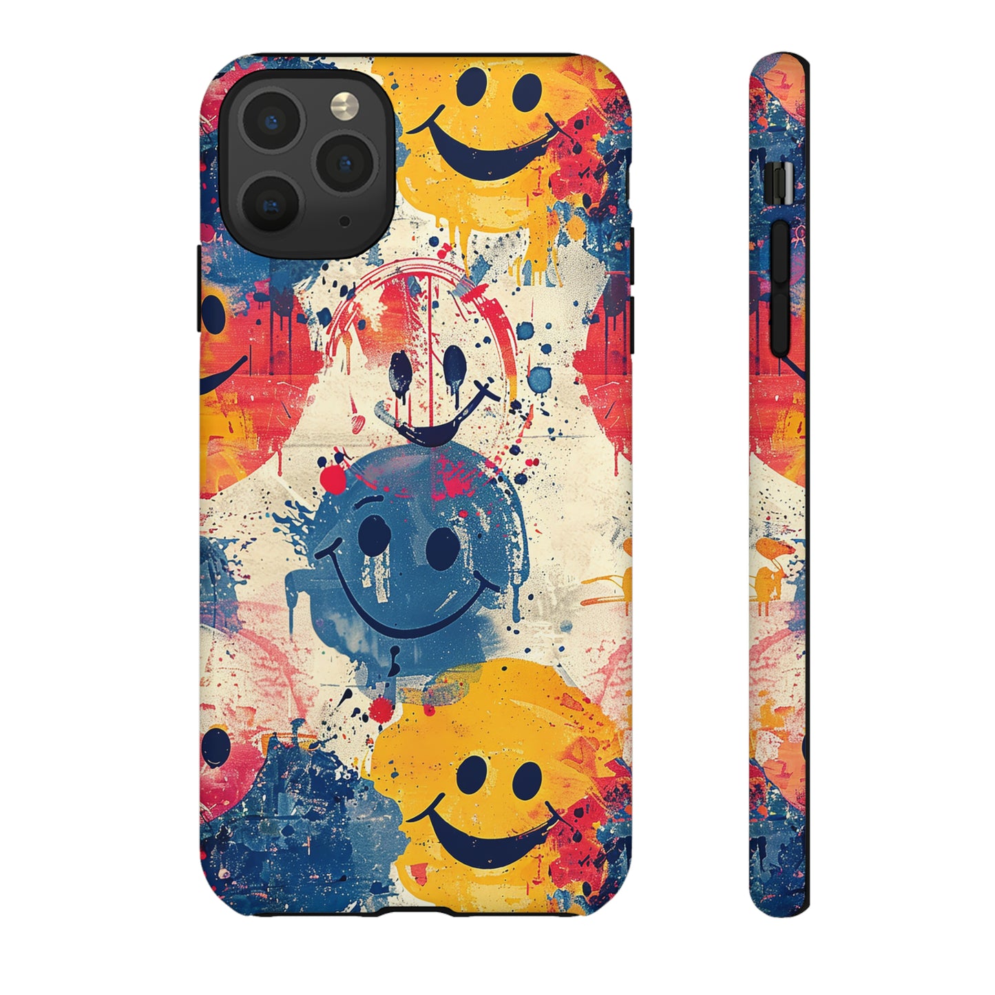 Tough Phone Case Happy Face