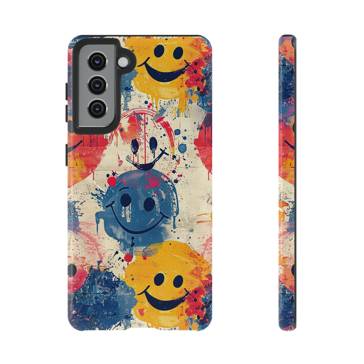 Tough Phone Case Happy Face