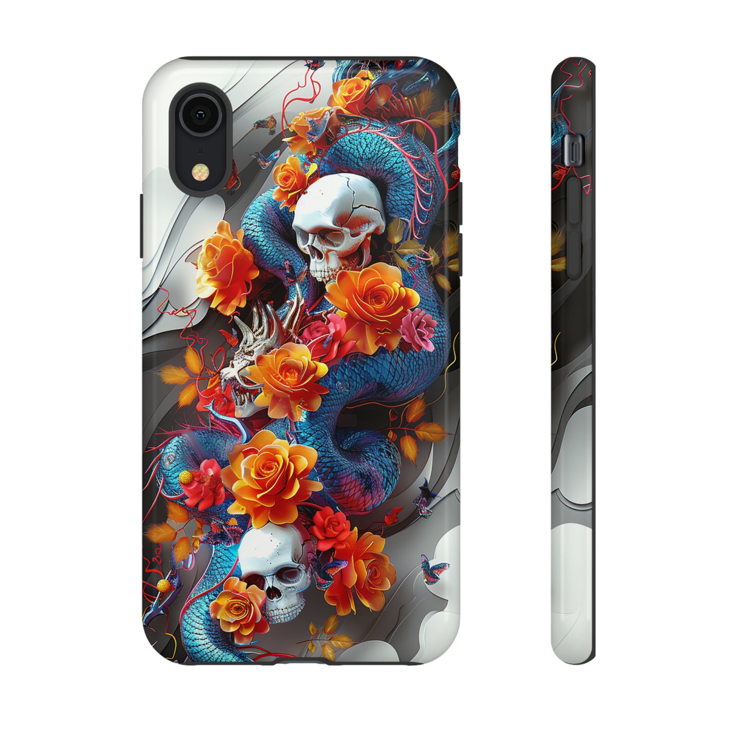 Tough Phone Case Skull 02