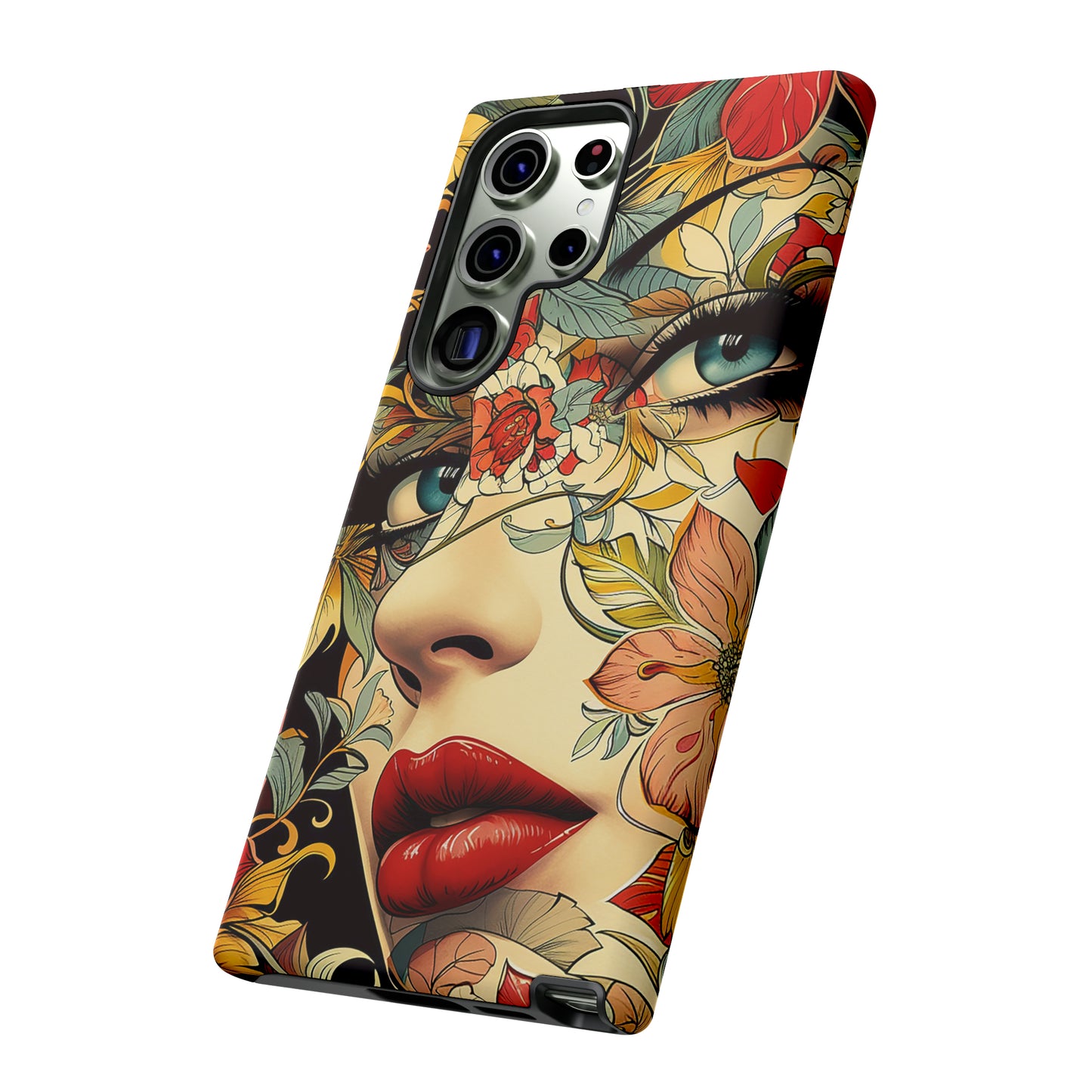 Tough Phone Case Lady Red