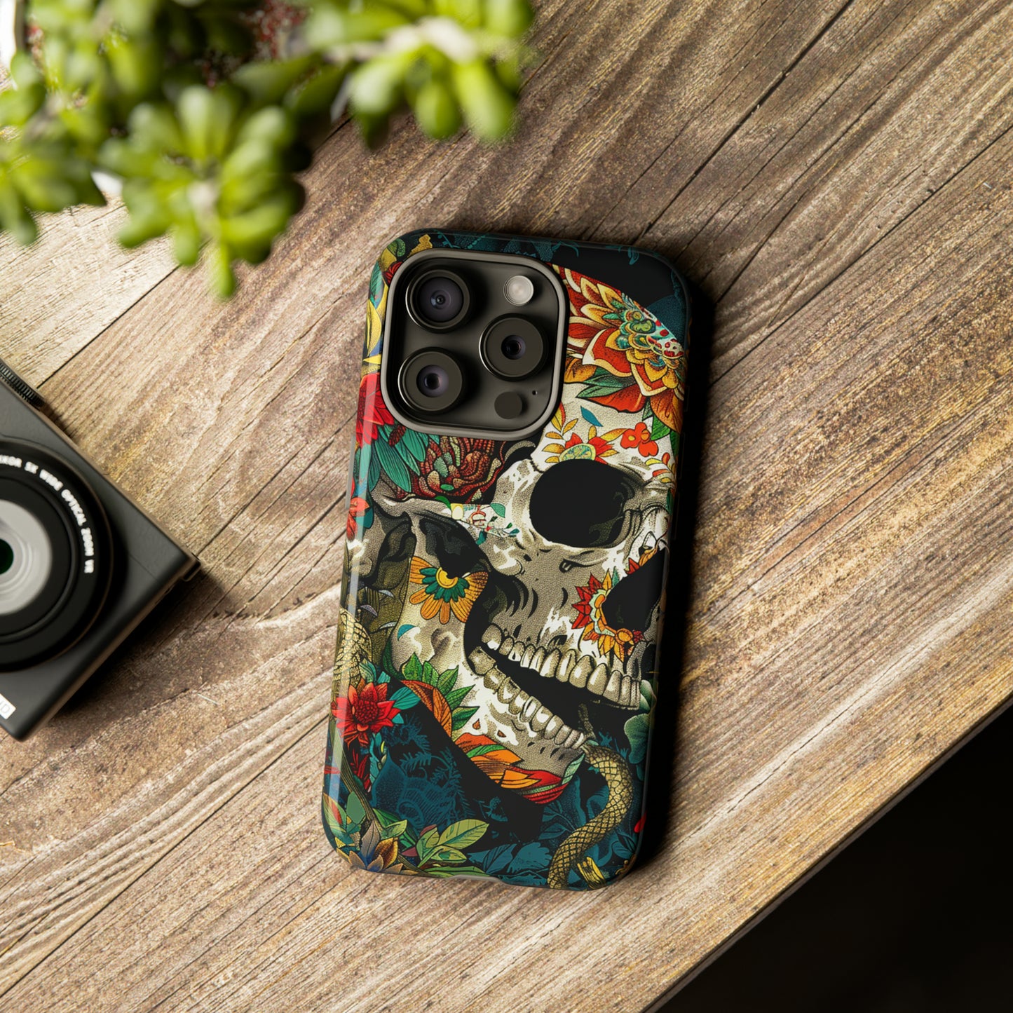 Tough Phone Case Skull 01