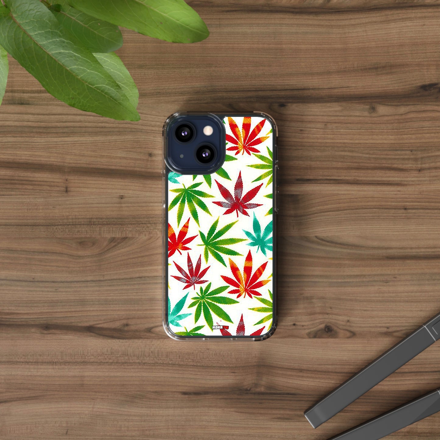 Clear Phone Cases Graphic Cannabis