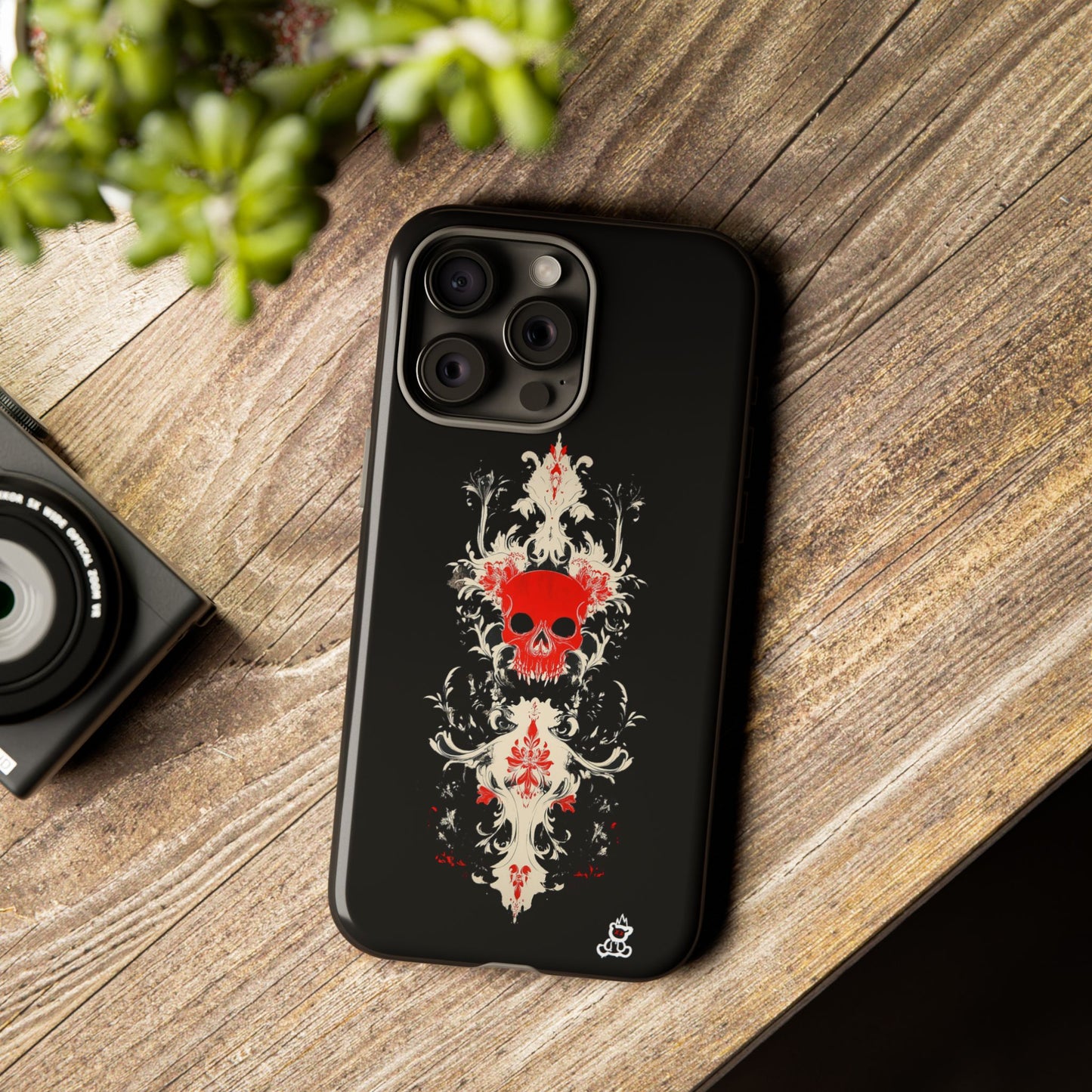 Tough Cases: Crimson Baroque Skull