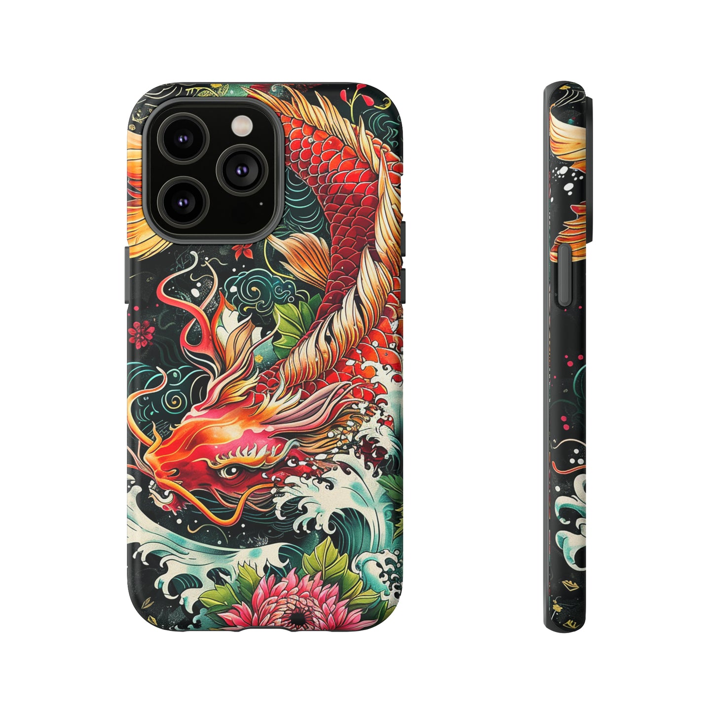 Tough Phone Case Japanese Koi Fish