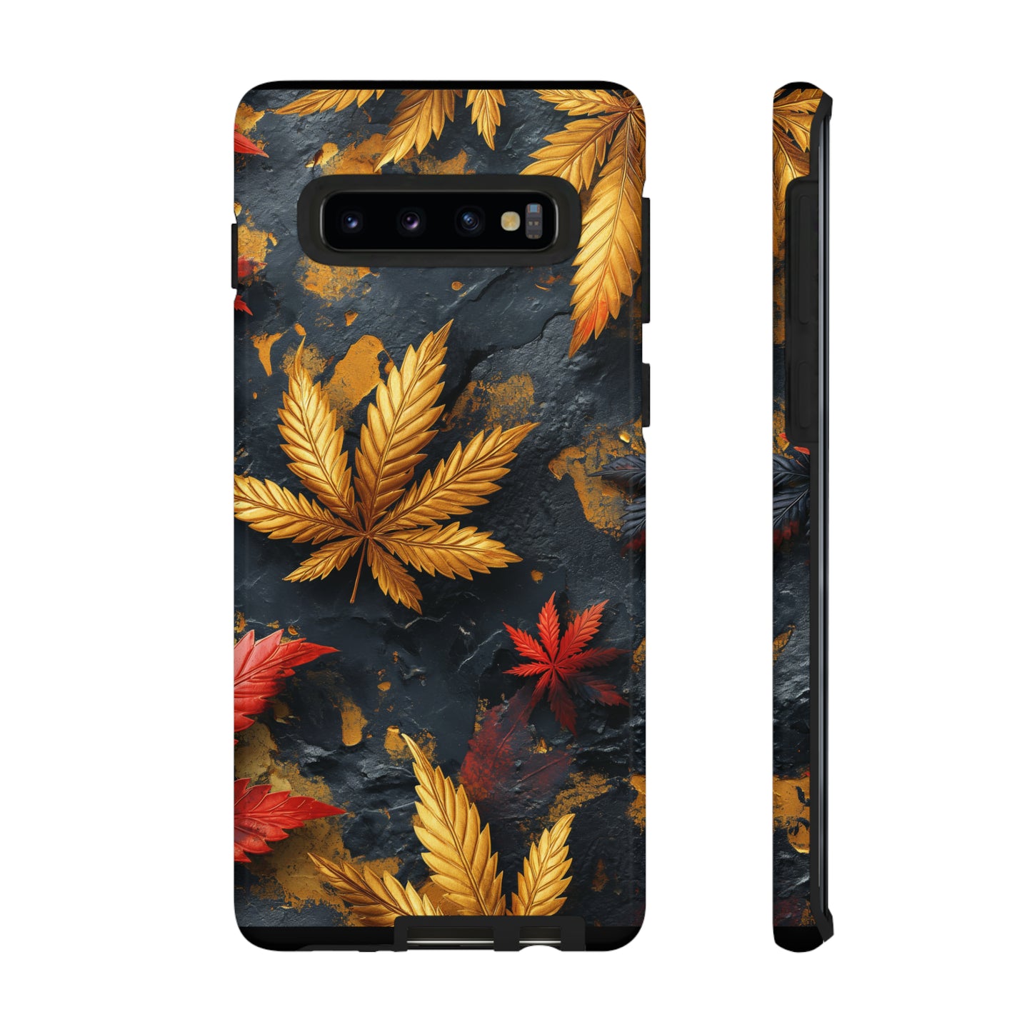 Tough Phone Case Cannabis Gold