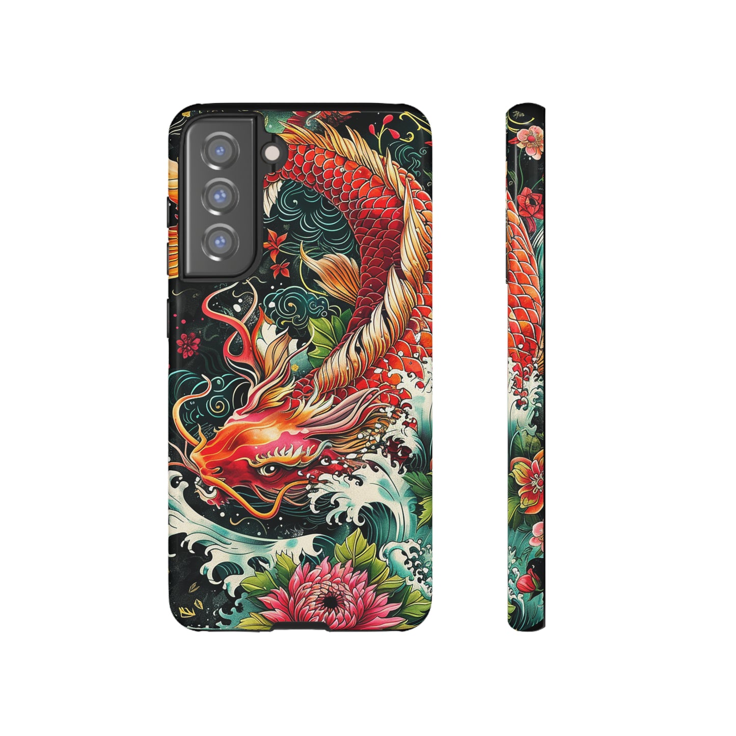 Tough Phone Case Japanese Koi Fish