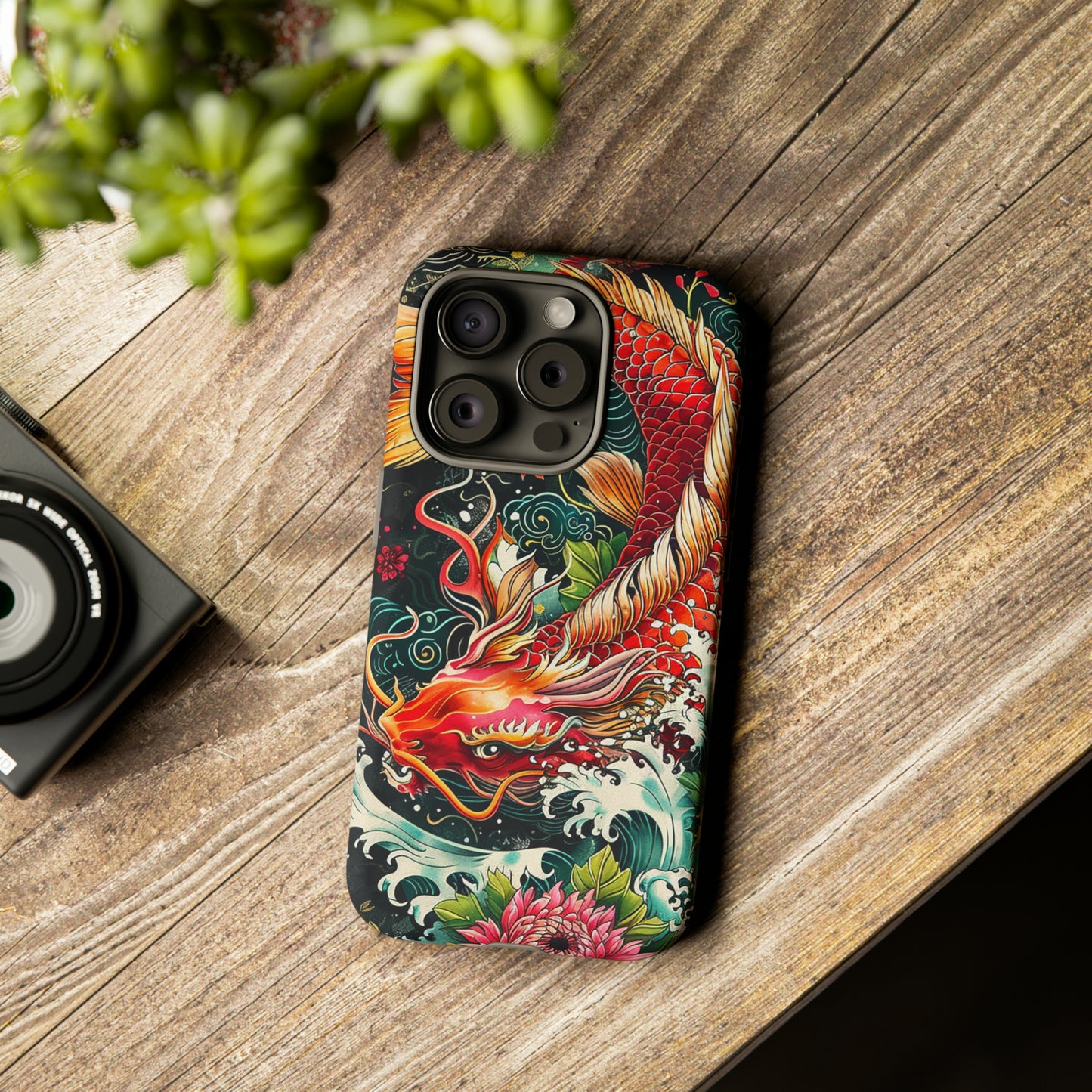 Tough Phone Case Japanese Koi Fish