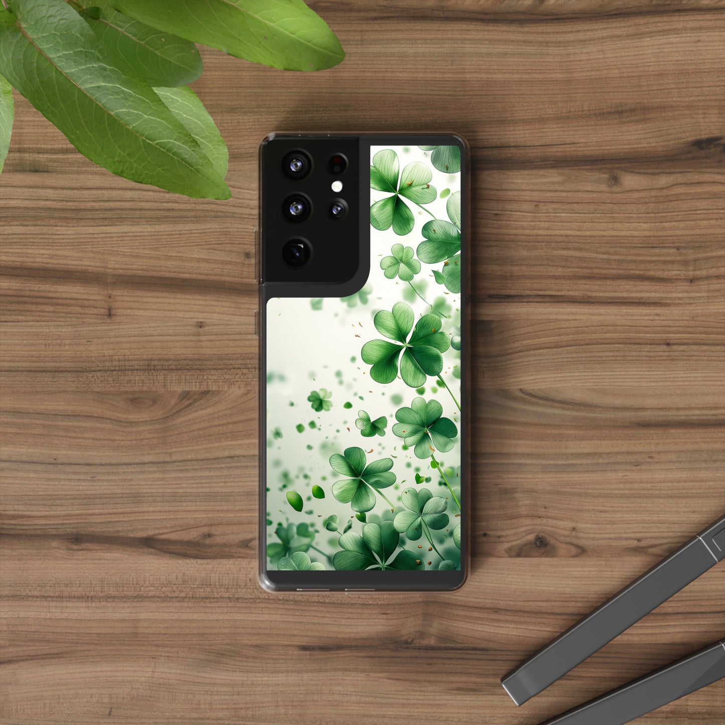 Clear Phone Cases Shamrock