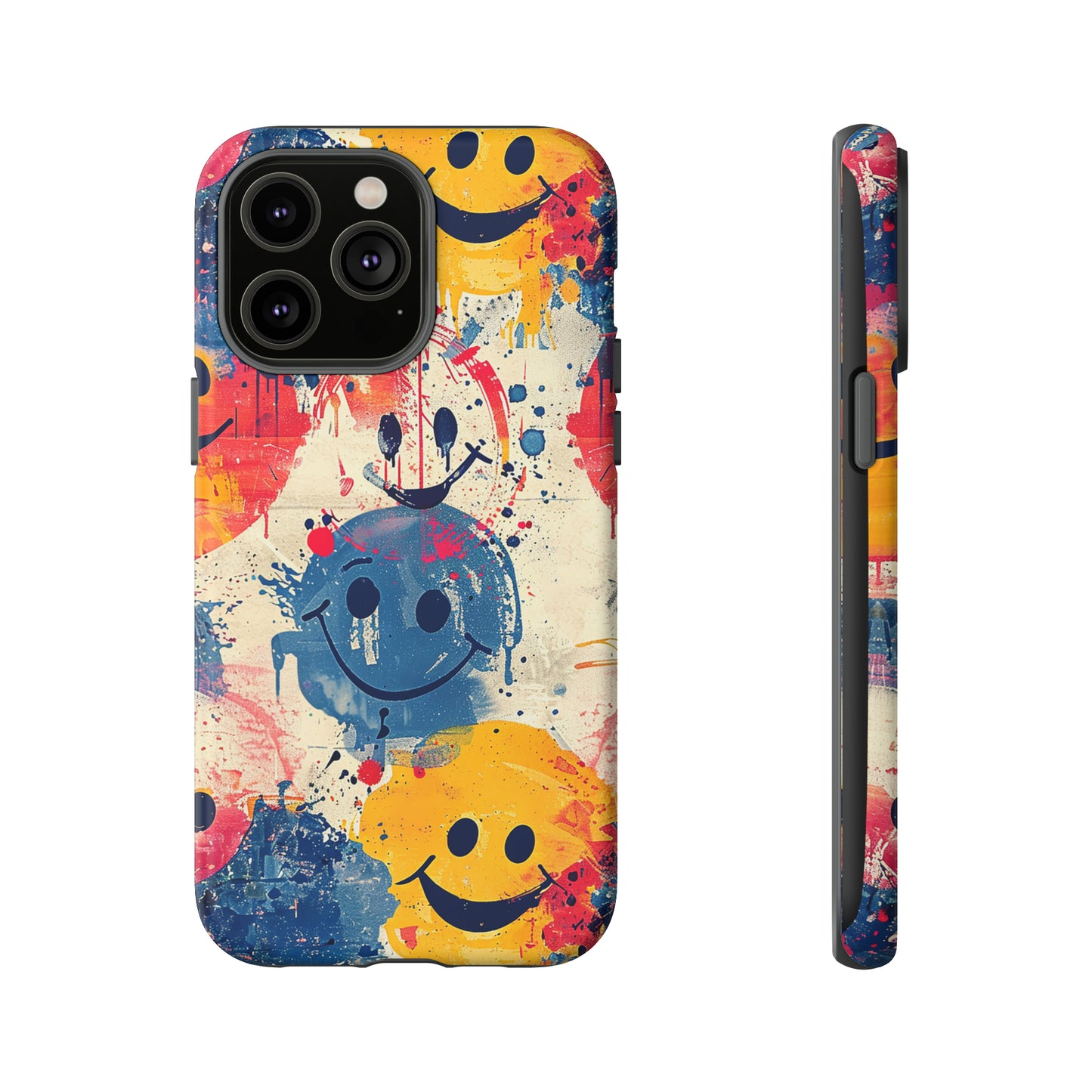 Tough Phone Case Happy Face