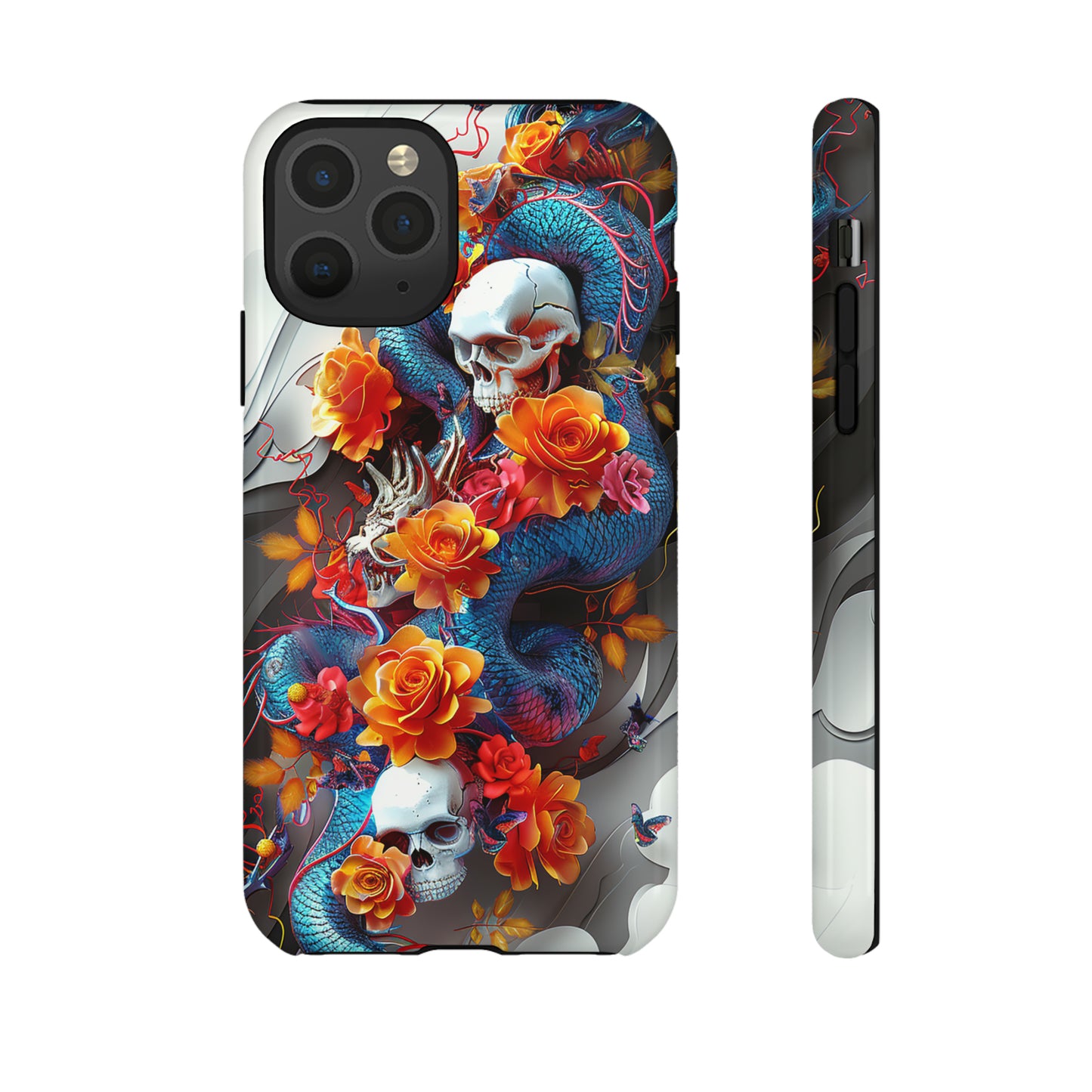 Tough Phone Case Skull 02