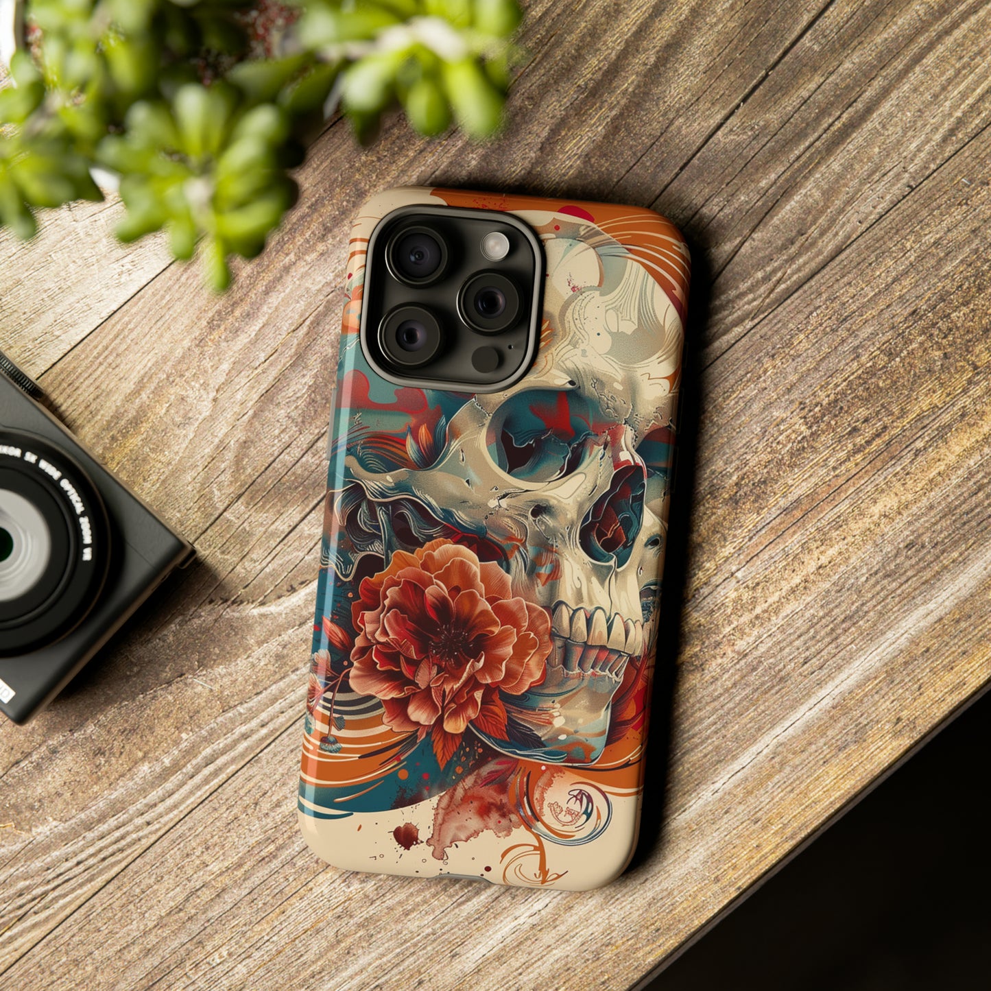 Tough Phone Case Skull 04