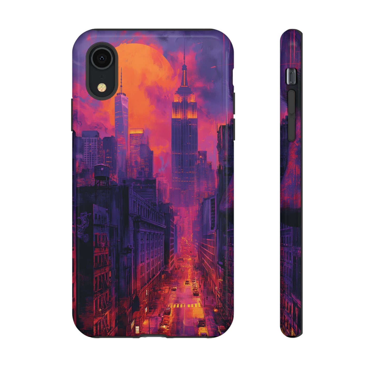 Tough Phone Case New York City Purple Haze