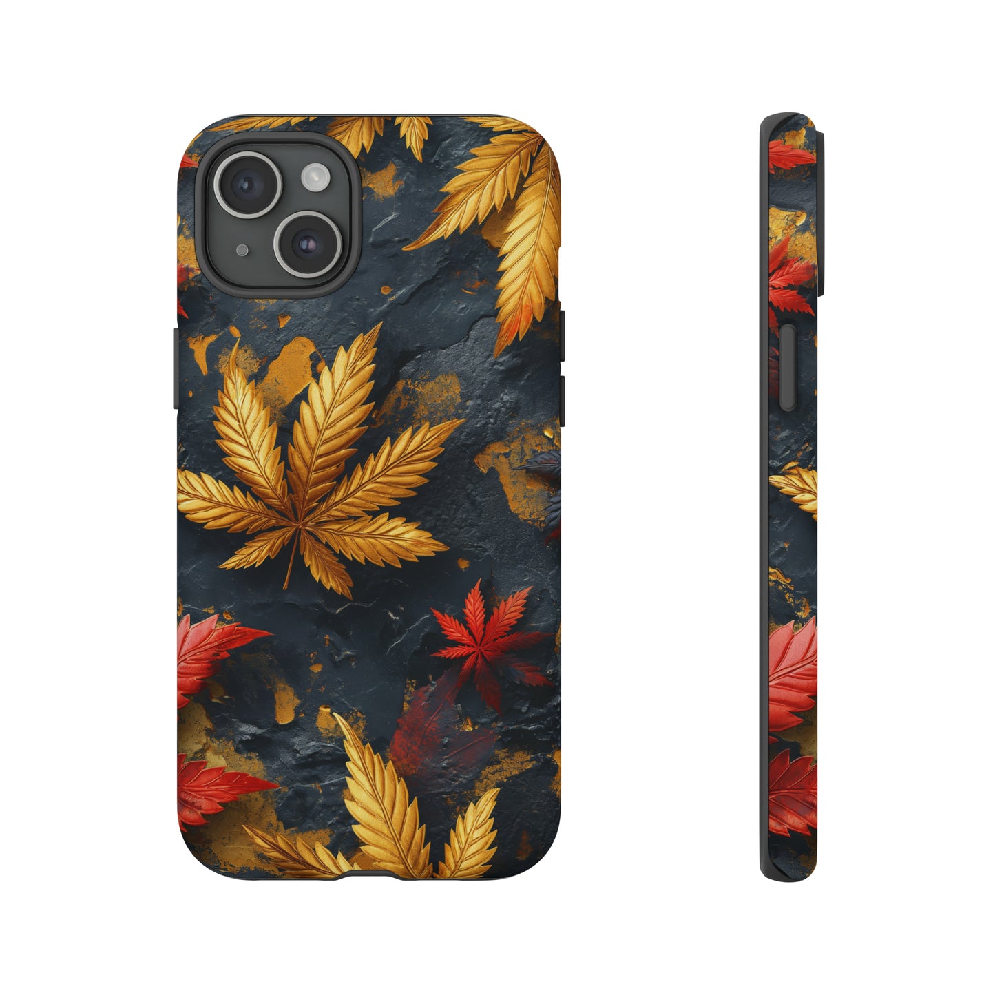 Tough Phone Case Cannabis Gold