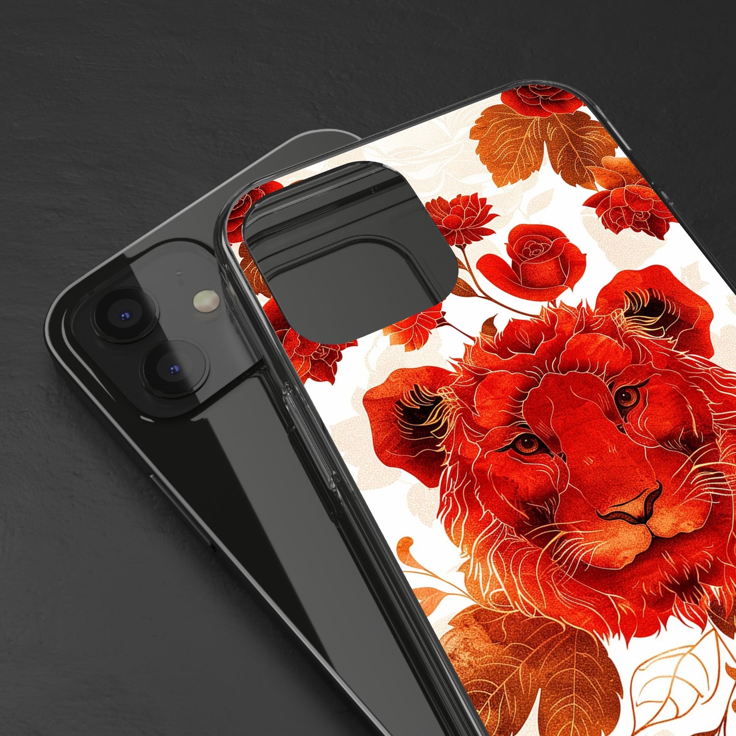 Clear Phone Cases Red Lion