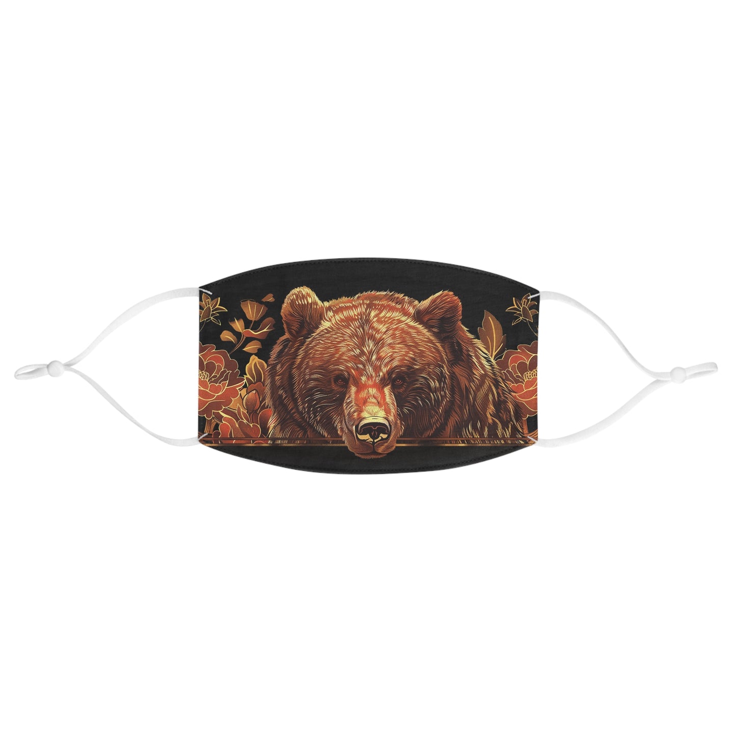 Fabric Face Mask Brown Bear