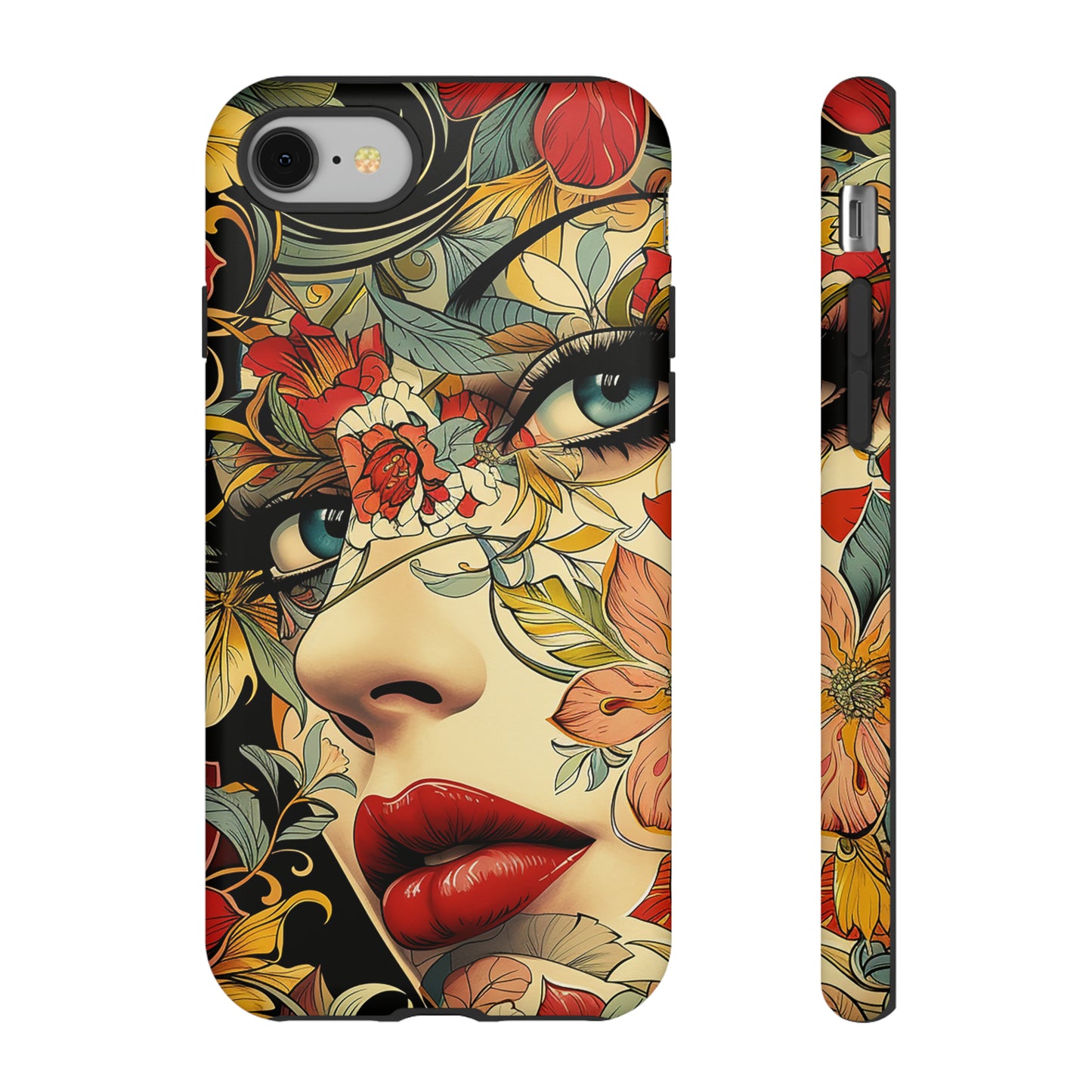 Tough Phone Case Lady Red