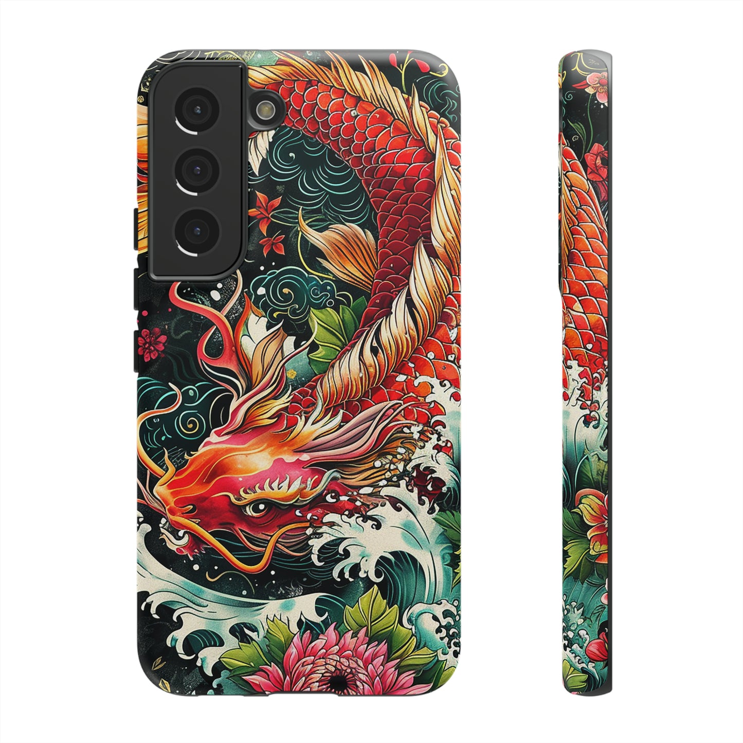 Tough Phone Case Japanese Koi Fish