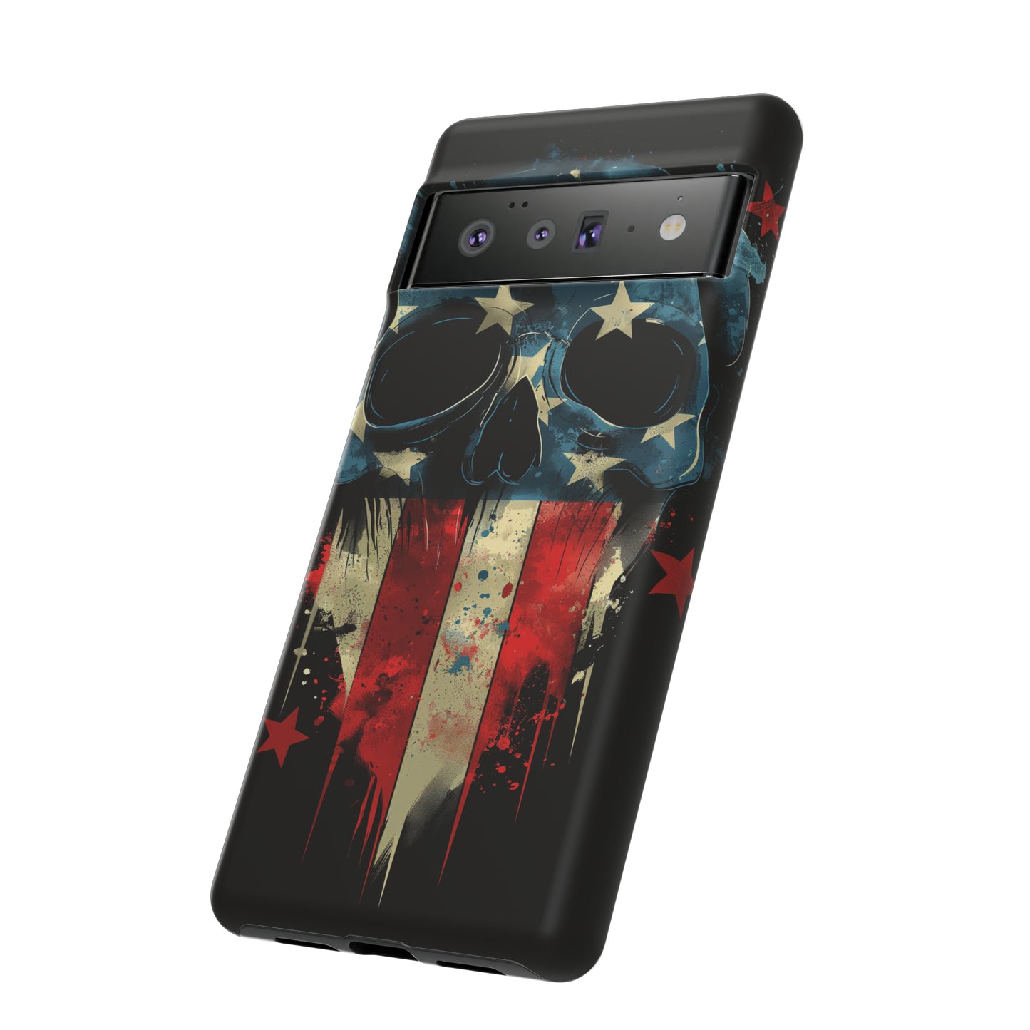 Tough Phone Cases Skull and Flag