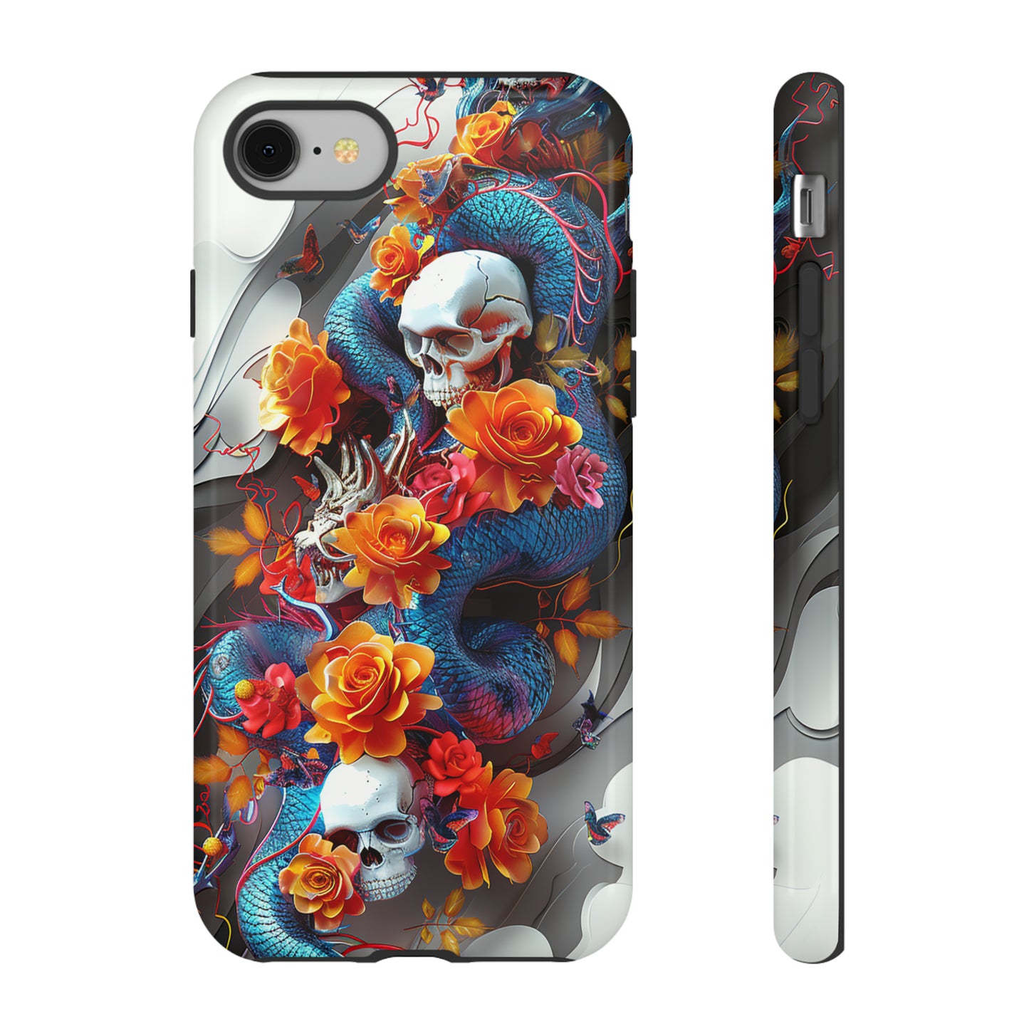 Tough Phone Case Skull 02