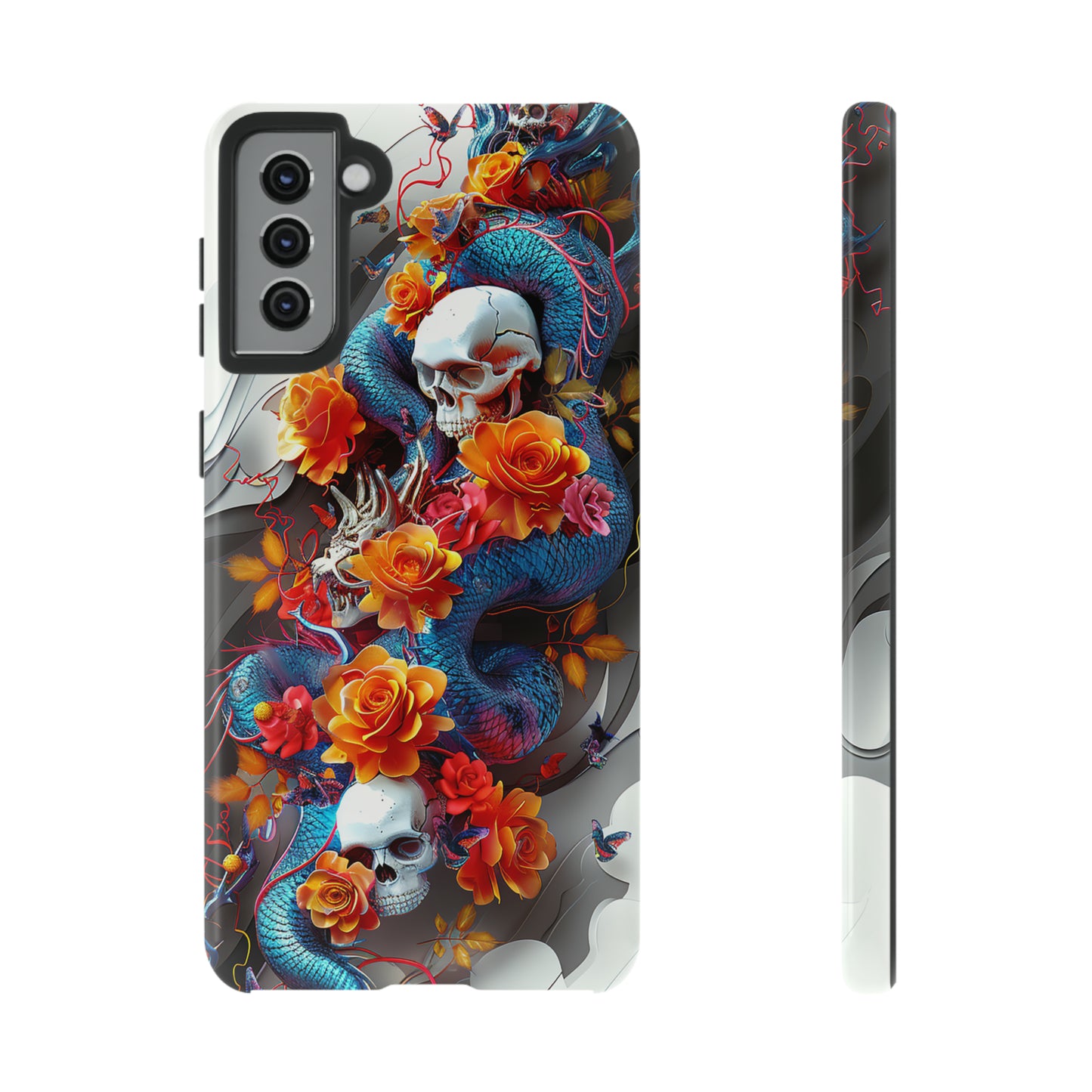 Tough Phone Case Skull 02