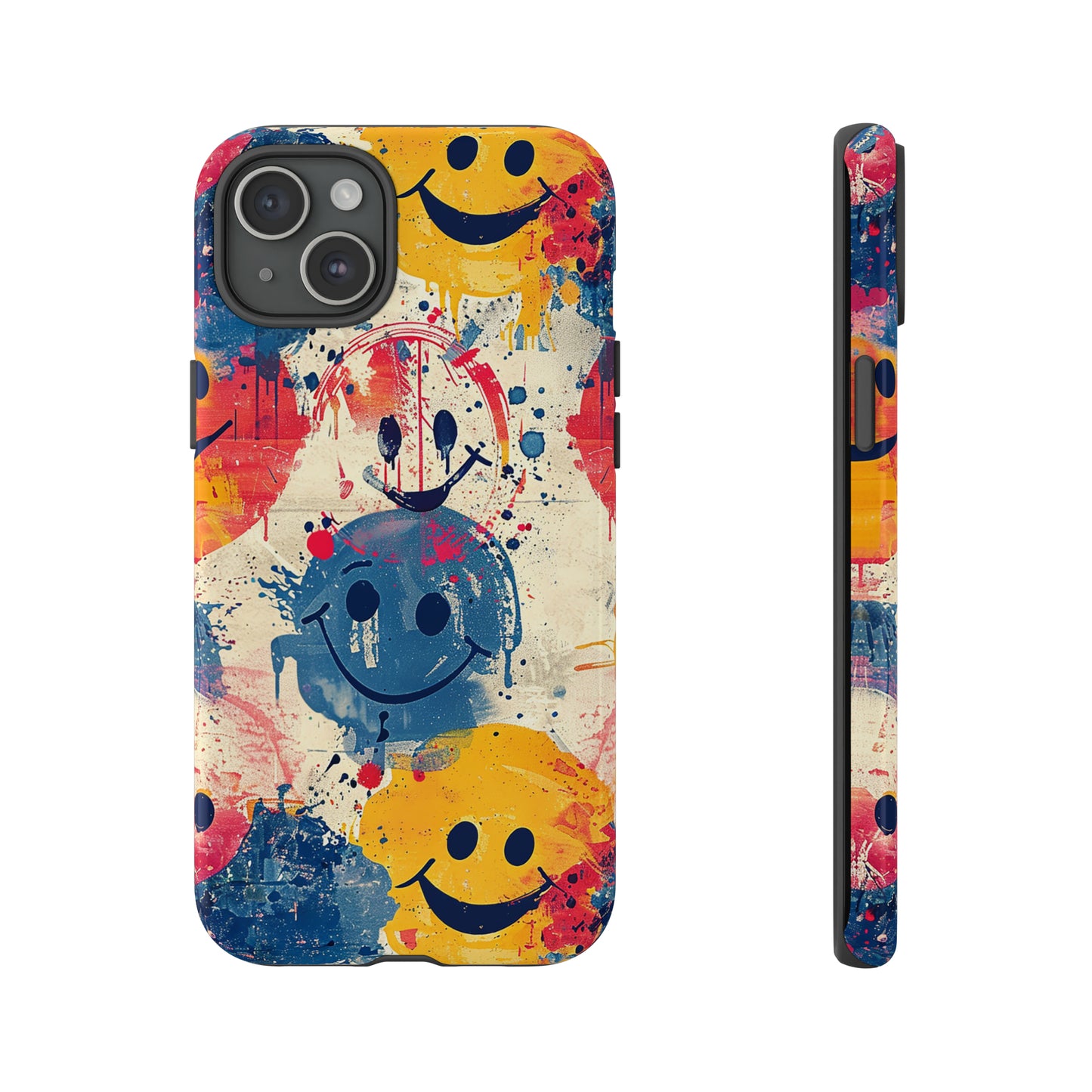 Tough Phone Case Happy Face