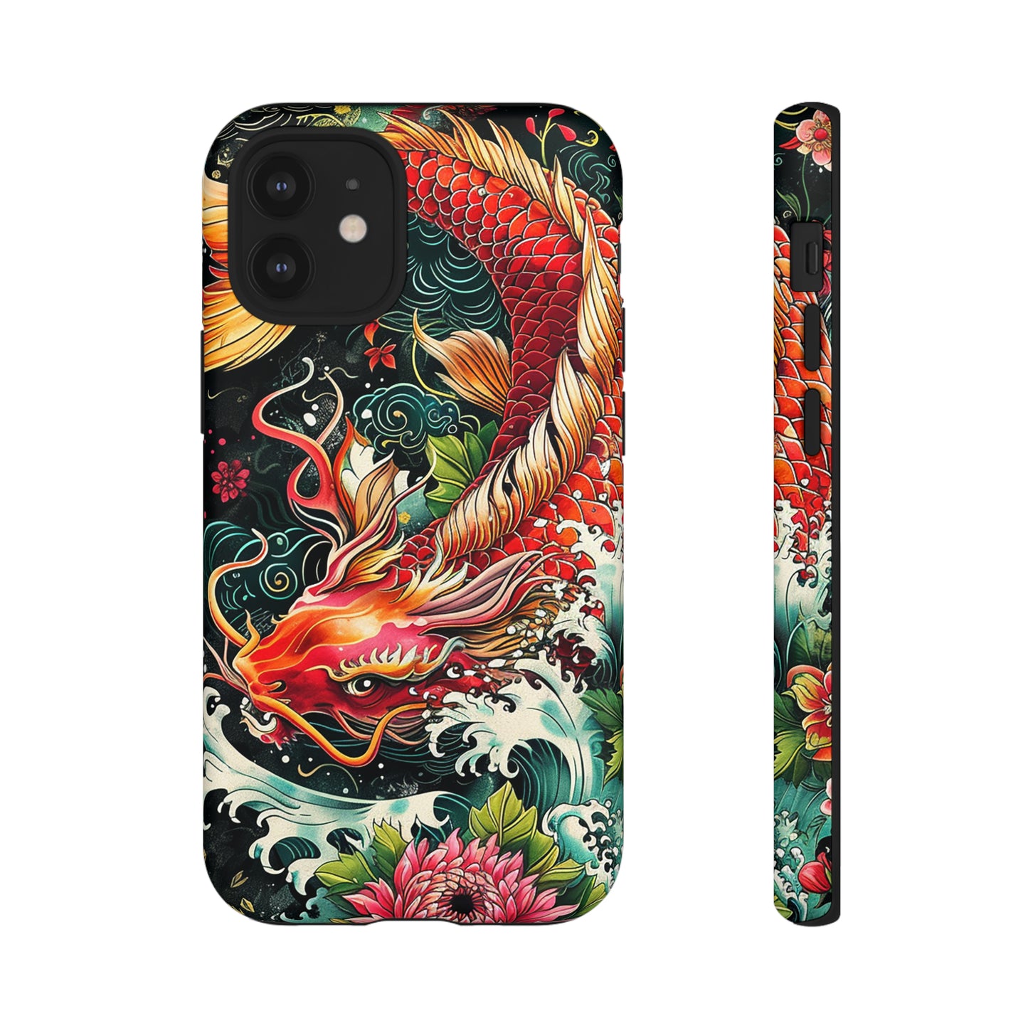 Tough Phone Case Japanese Koi Fish