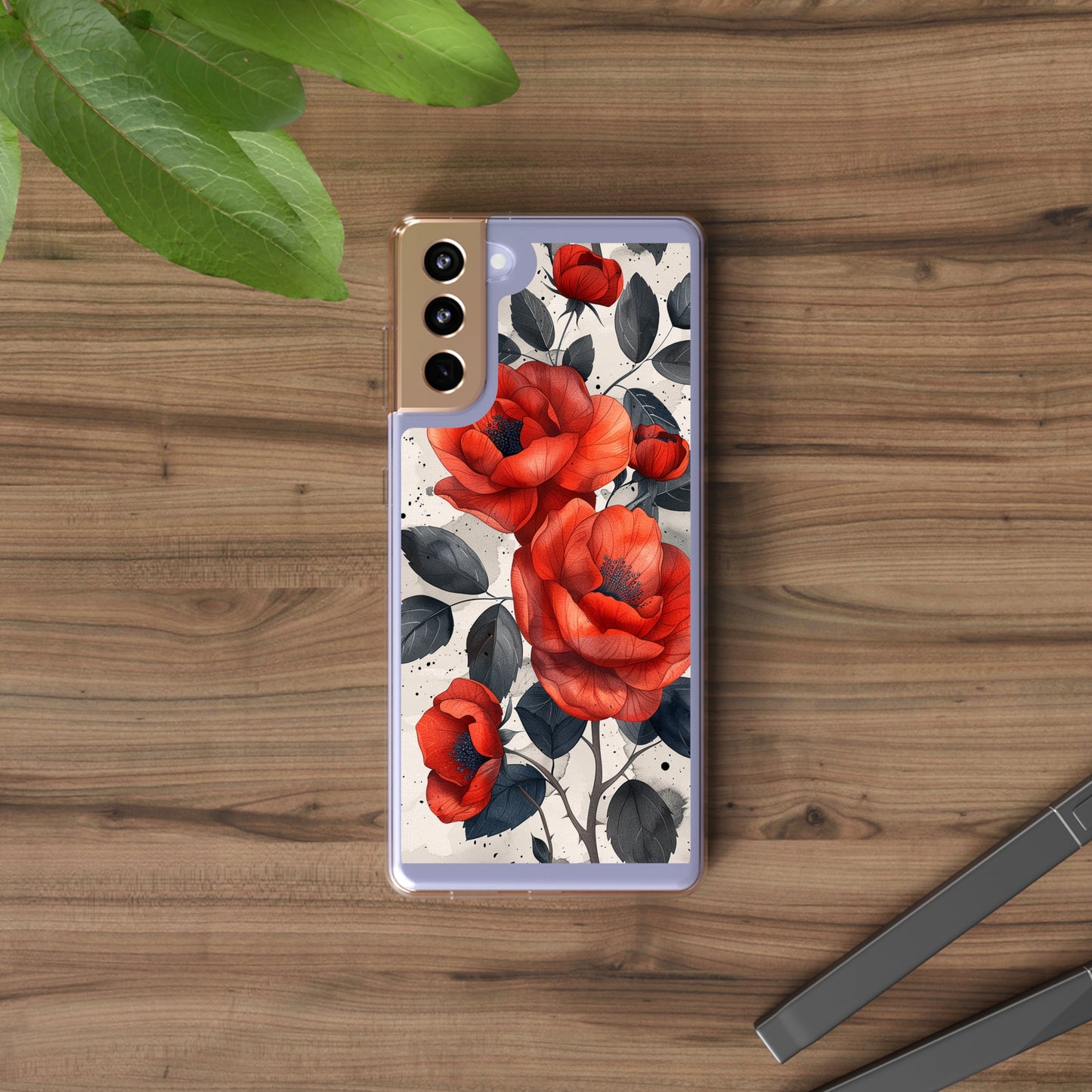 Clear Phone Cases Floral