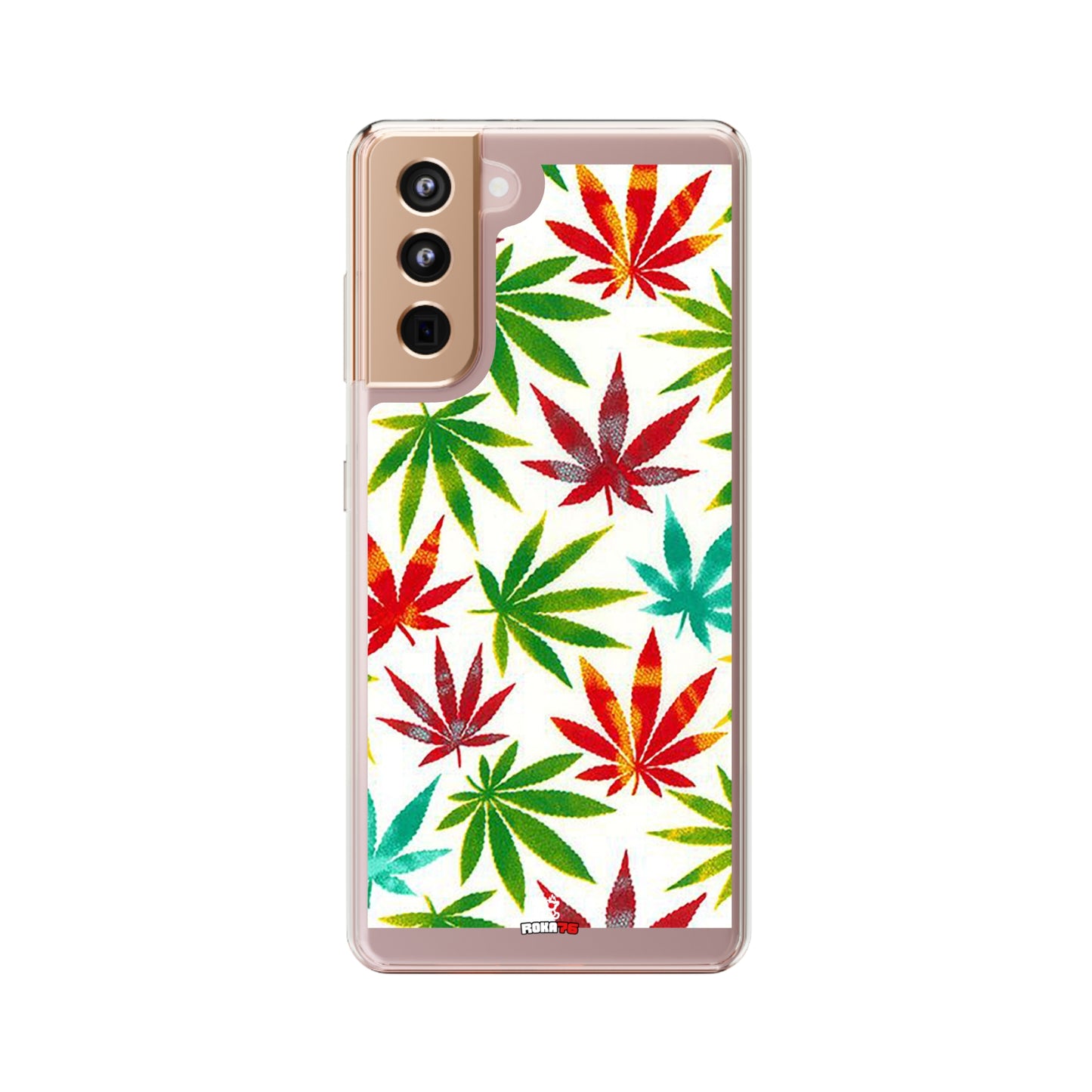 Clear Phone Cases Graphic Cannabis