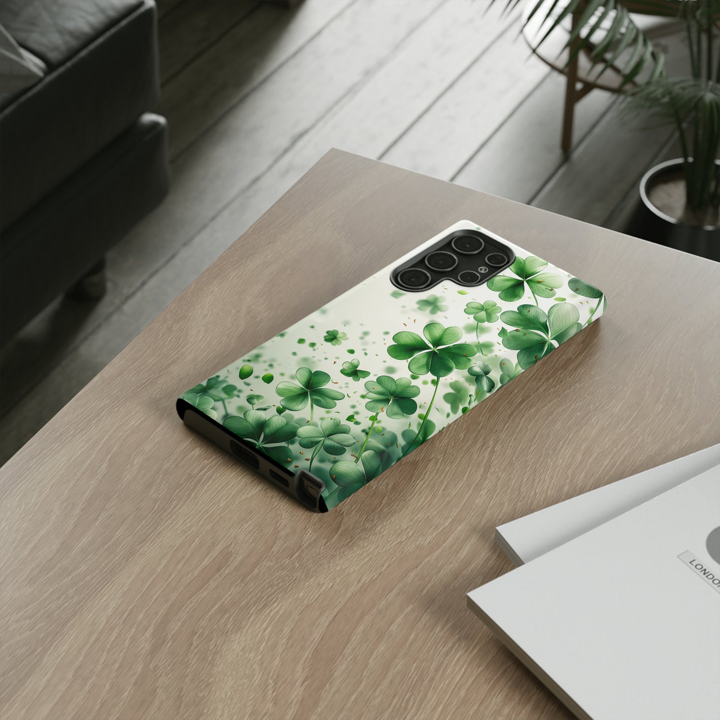 Tough Phone Case Four Leaf Clover