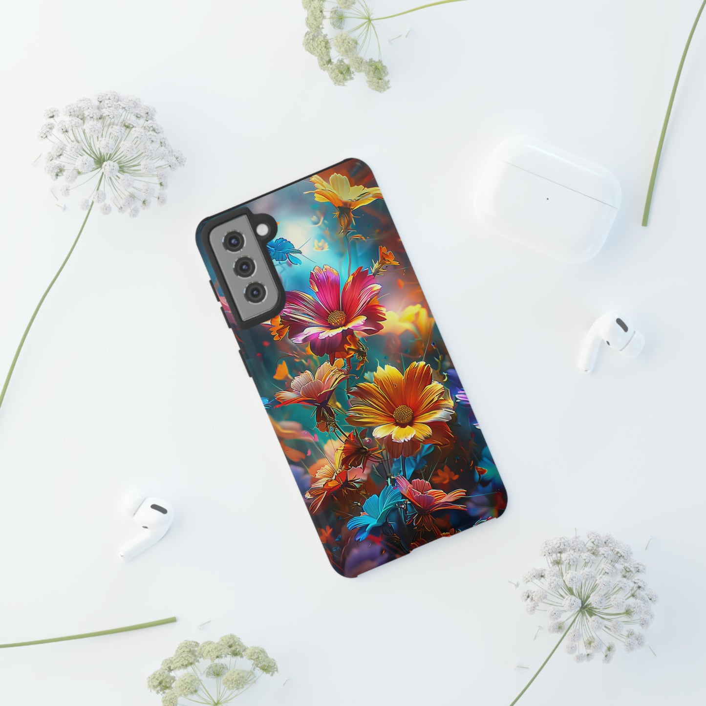 Tough Phone Case Flower 01