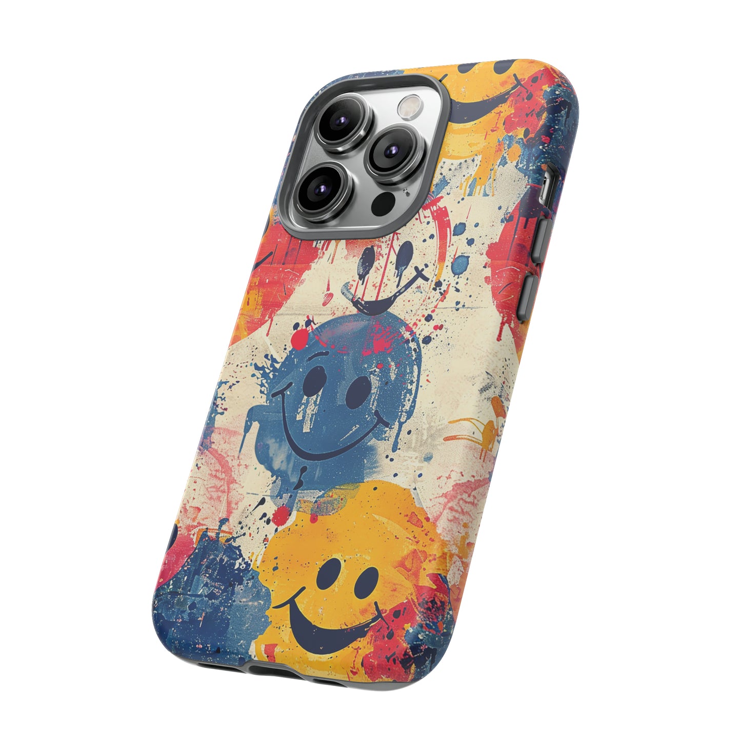 Tough Phone Case Happy Face