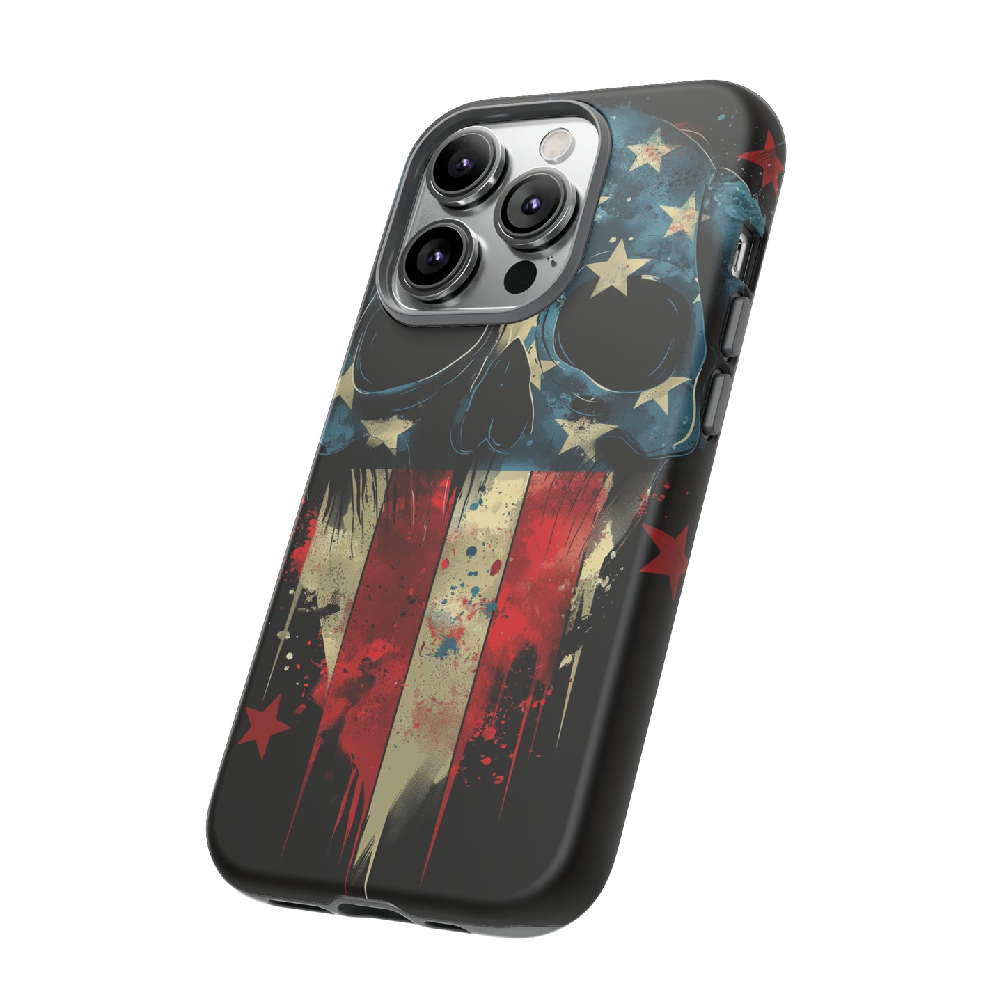 Tough Phone Cases Skull and Flag