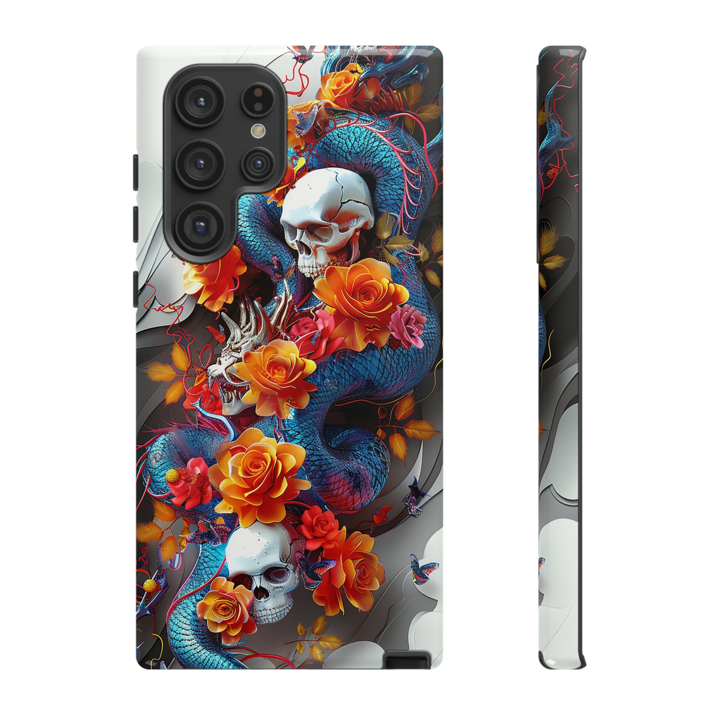 Tough Phone Case Skull 02