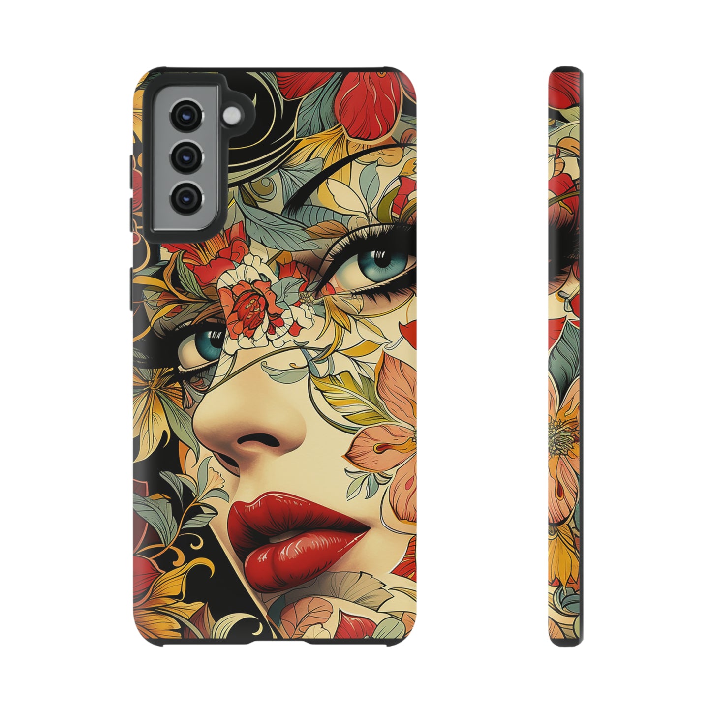 Tough Phone Case Lady Red