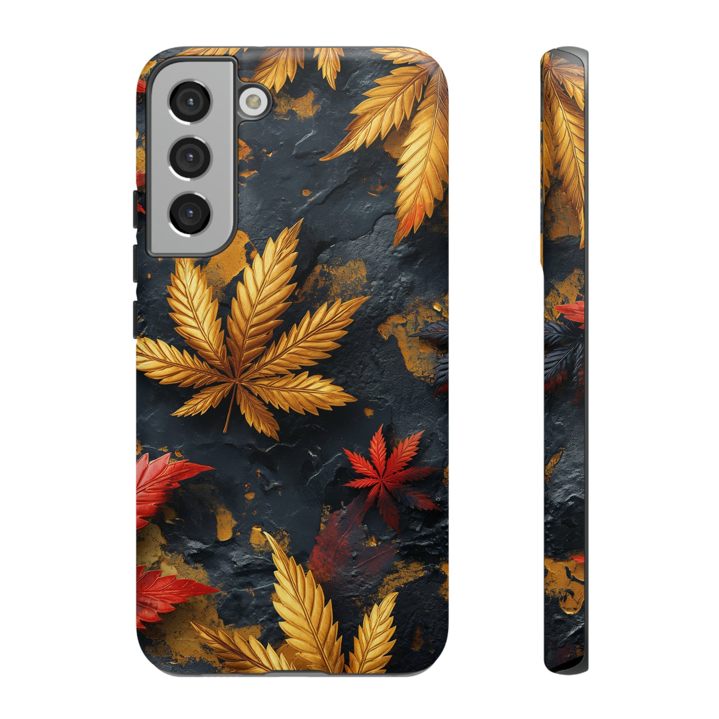 Tough Phone Case Cannabis Gold