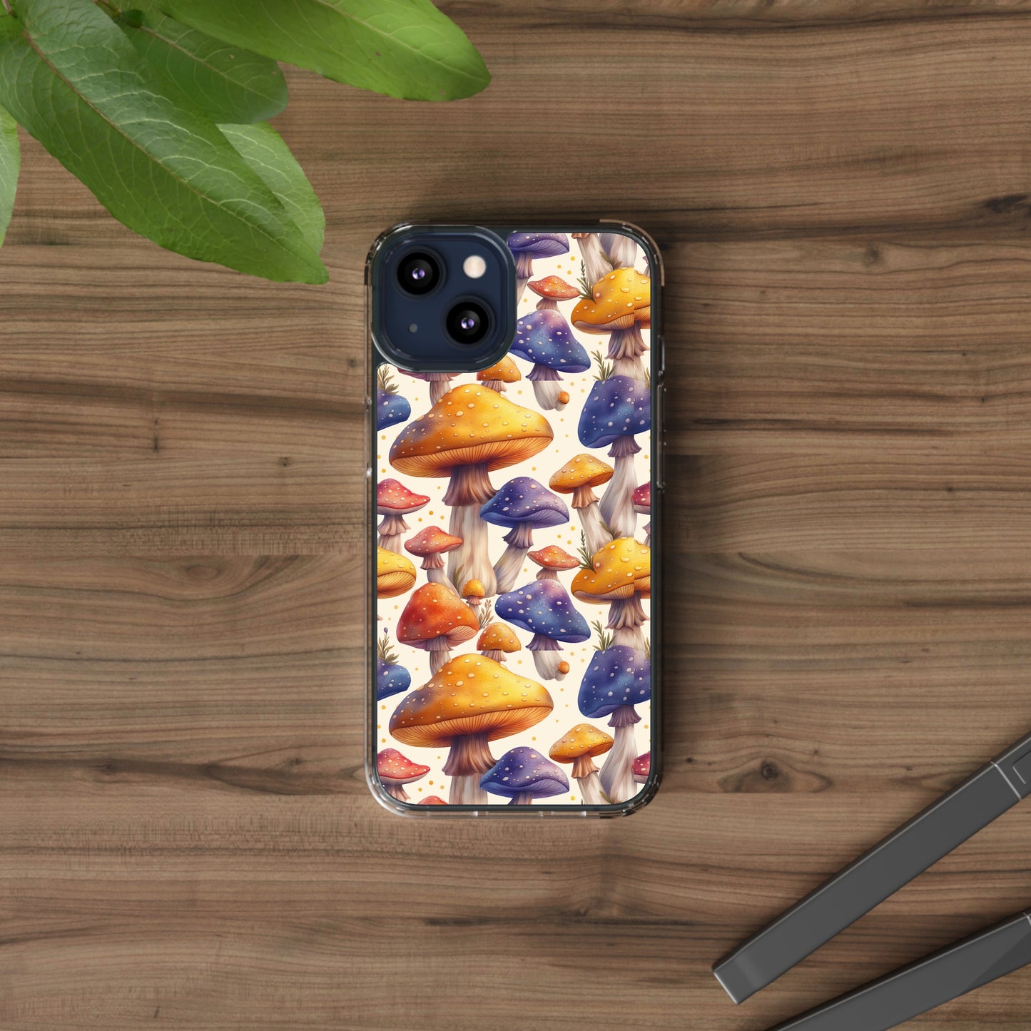 Clear Phone Cases Mushrooms