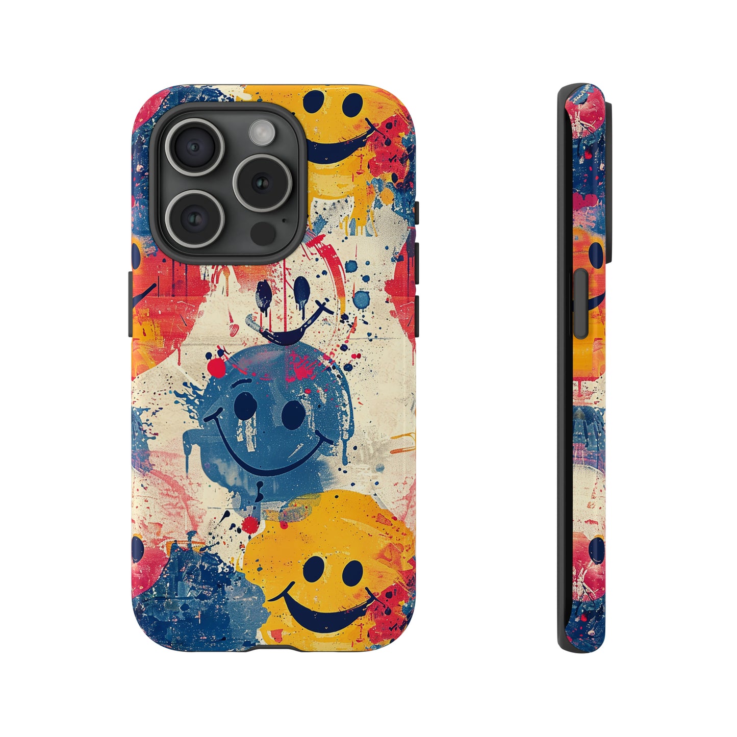 Tough Phone Case Happy Face