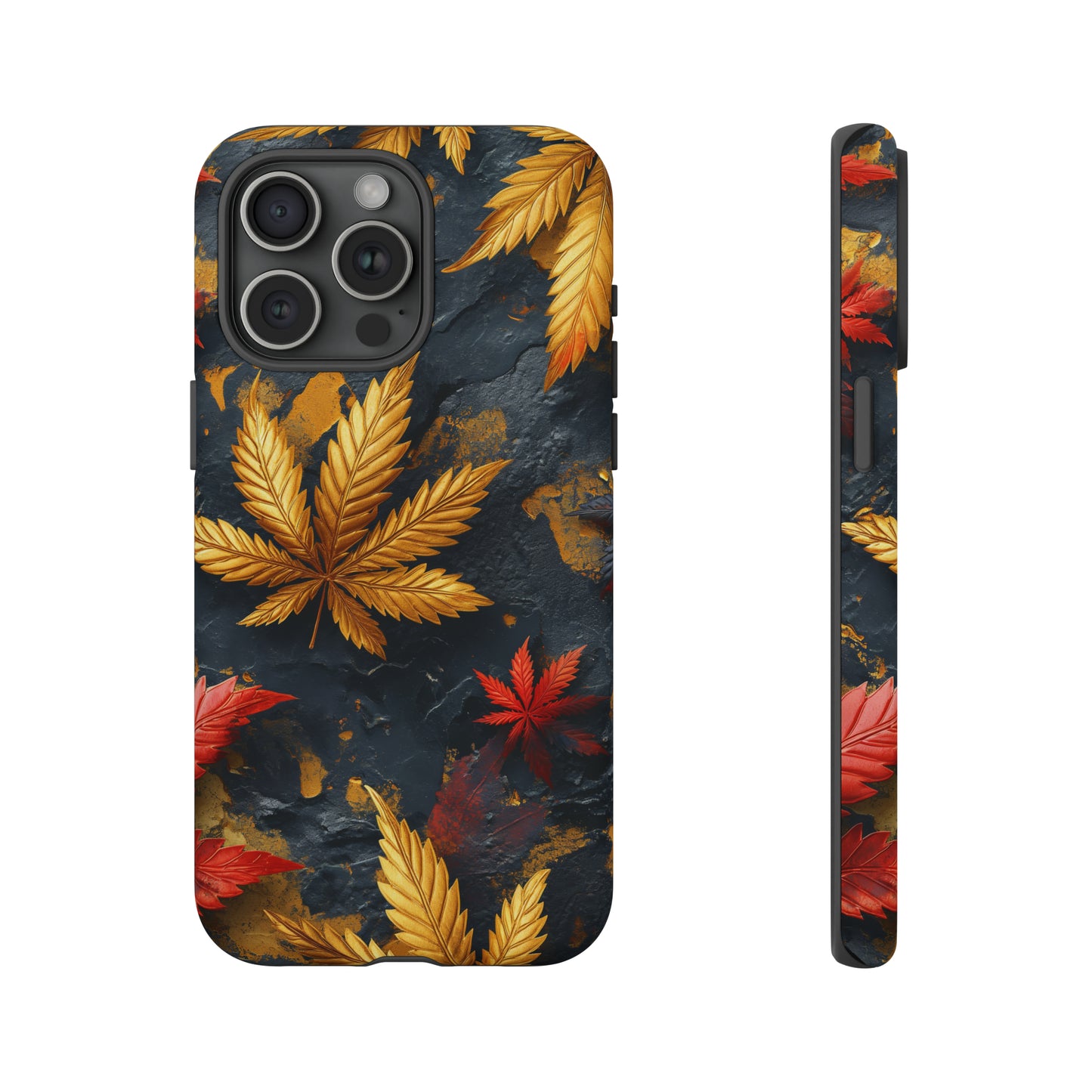 Tough Phone Case Cannabis Gold