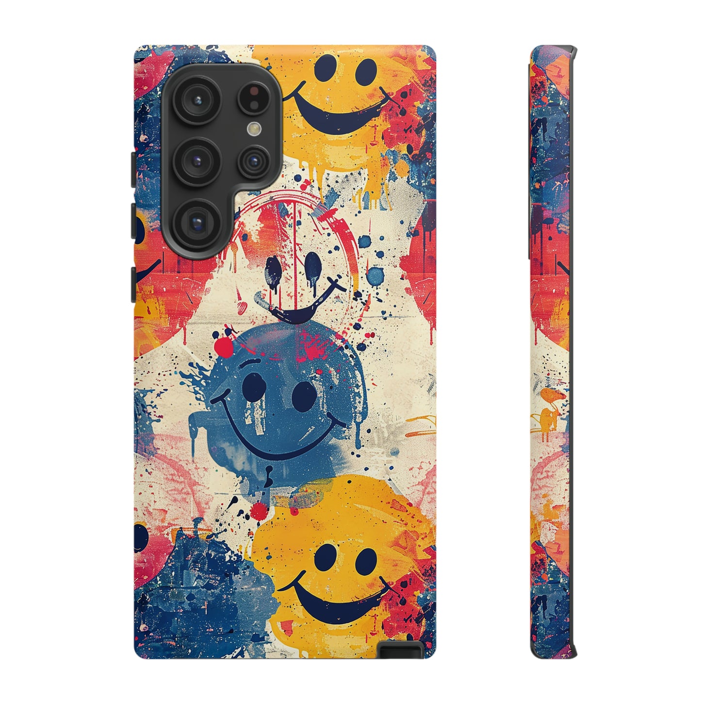 Tough Phone Case Happy Face