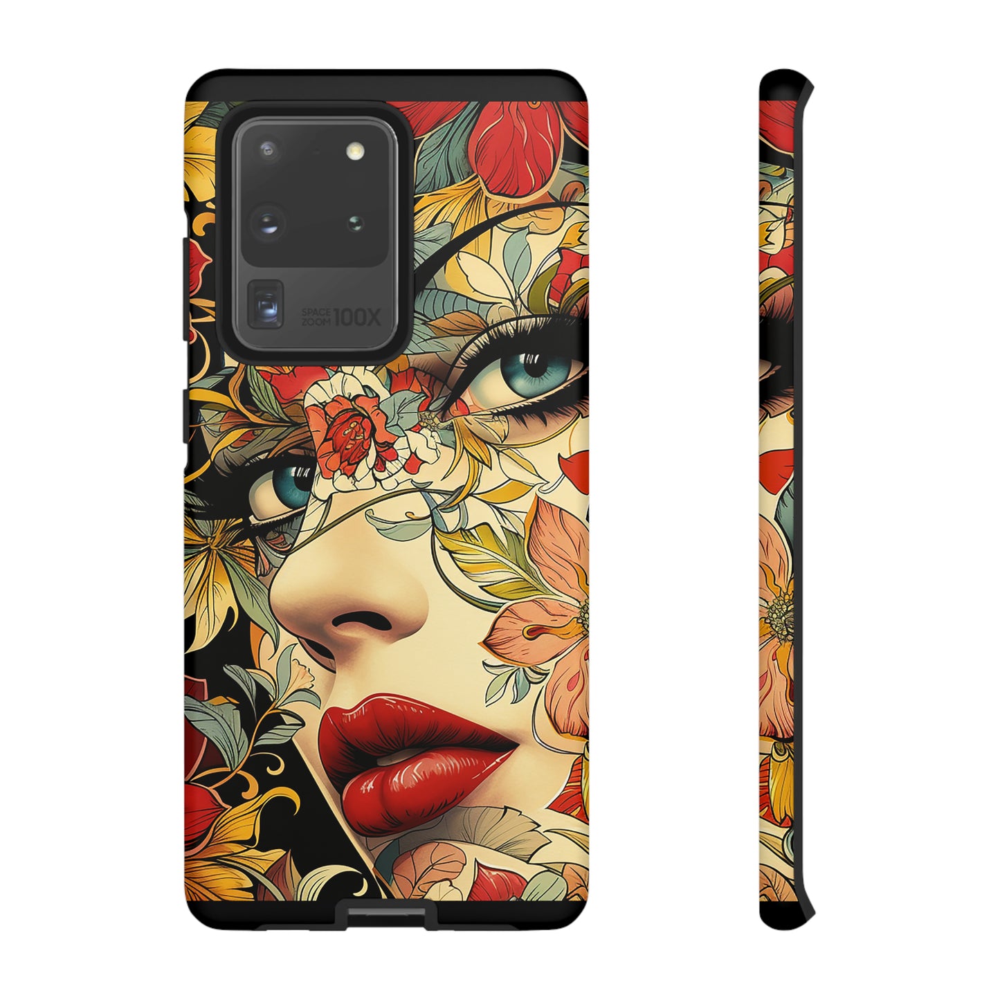 Tough Phone Case Lady Red