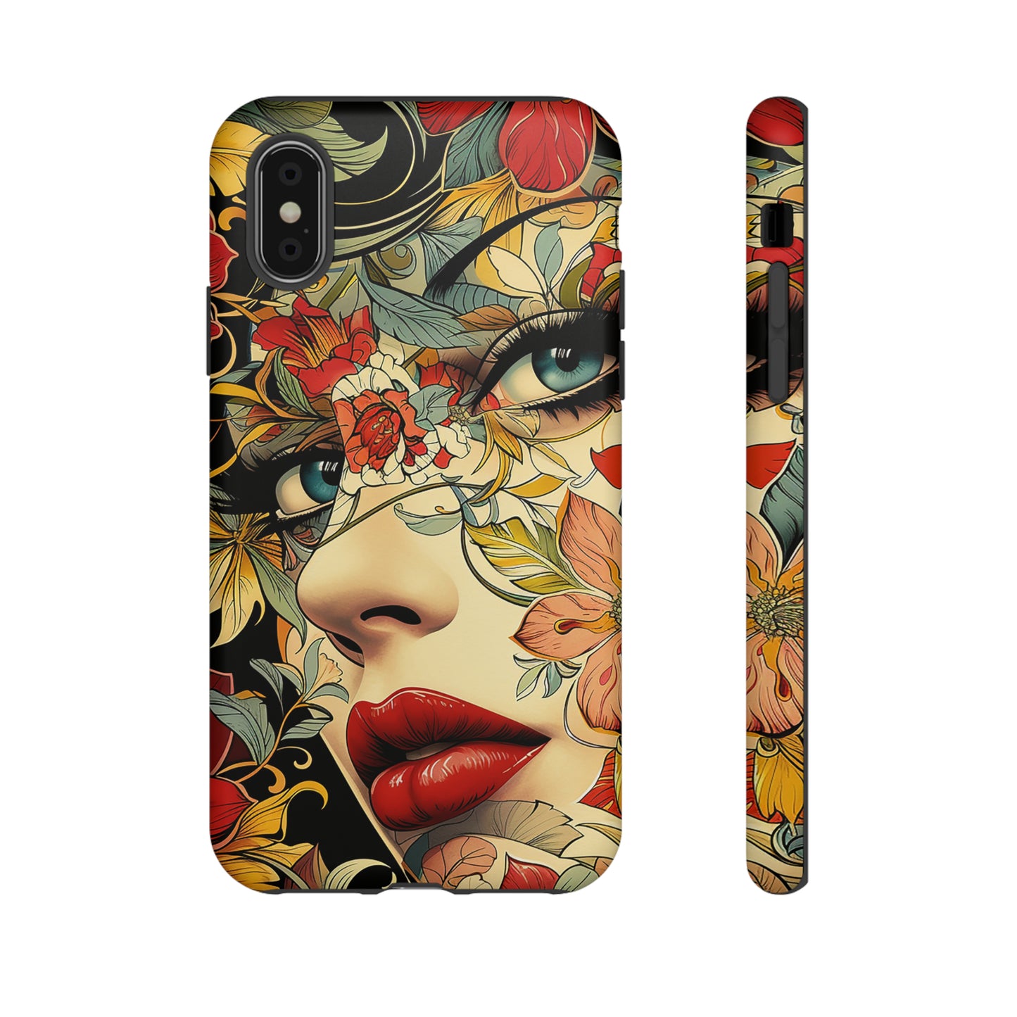 Tough Phone Case Lady Red