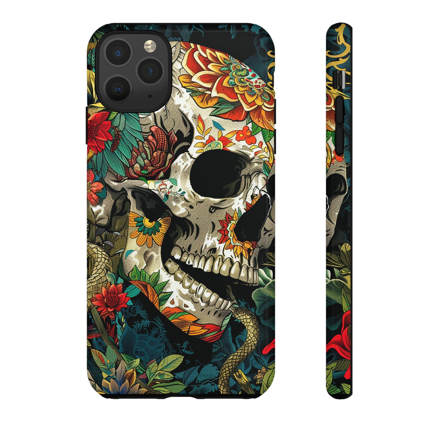 Tough Phone Case Skull 01