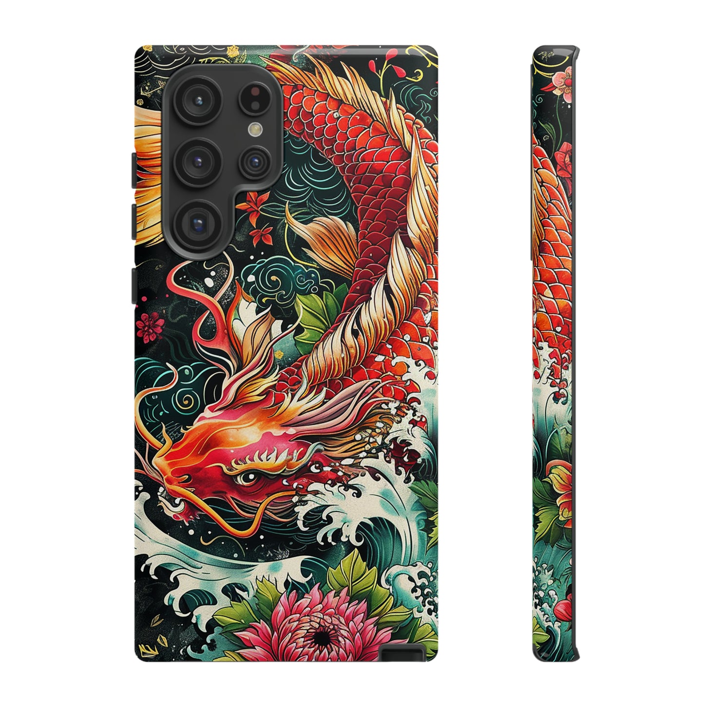 Tough Phone Case Japanese Koi Fish