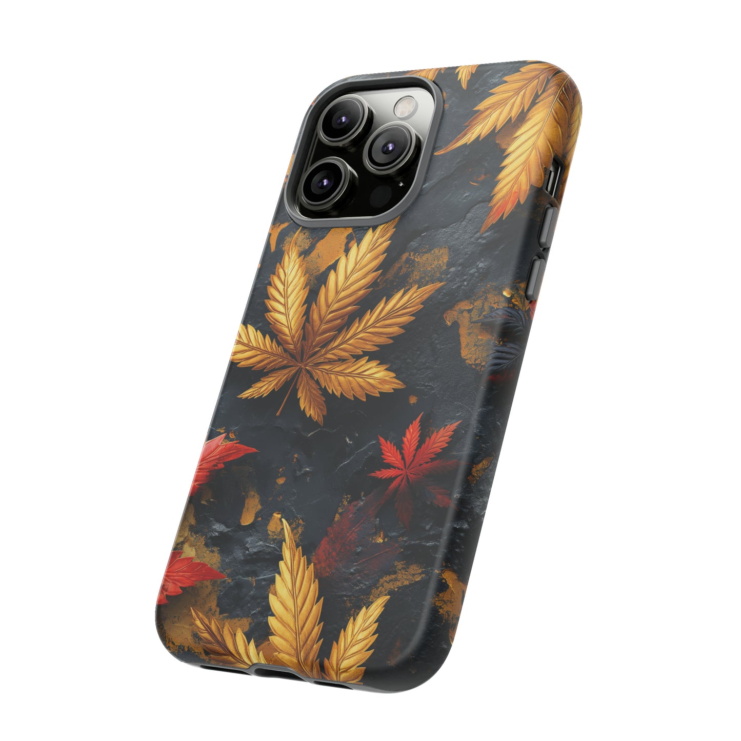 Tough Phone Case Cannabis Gold