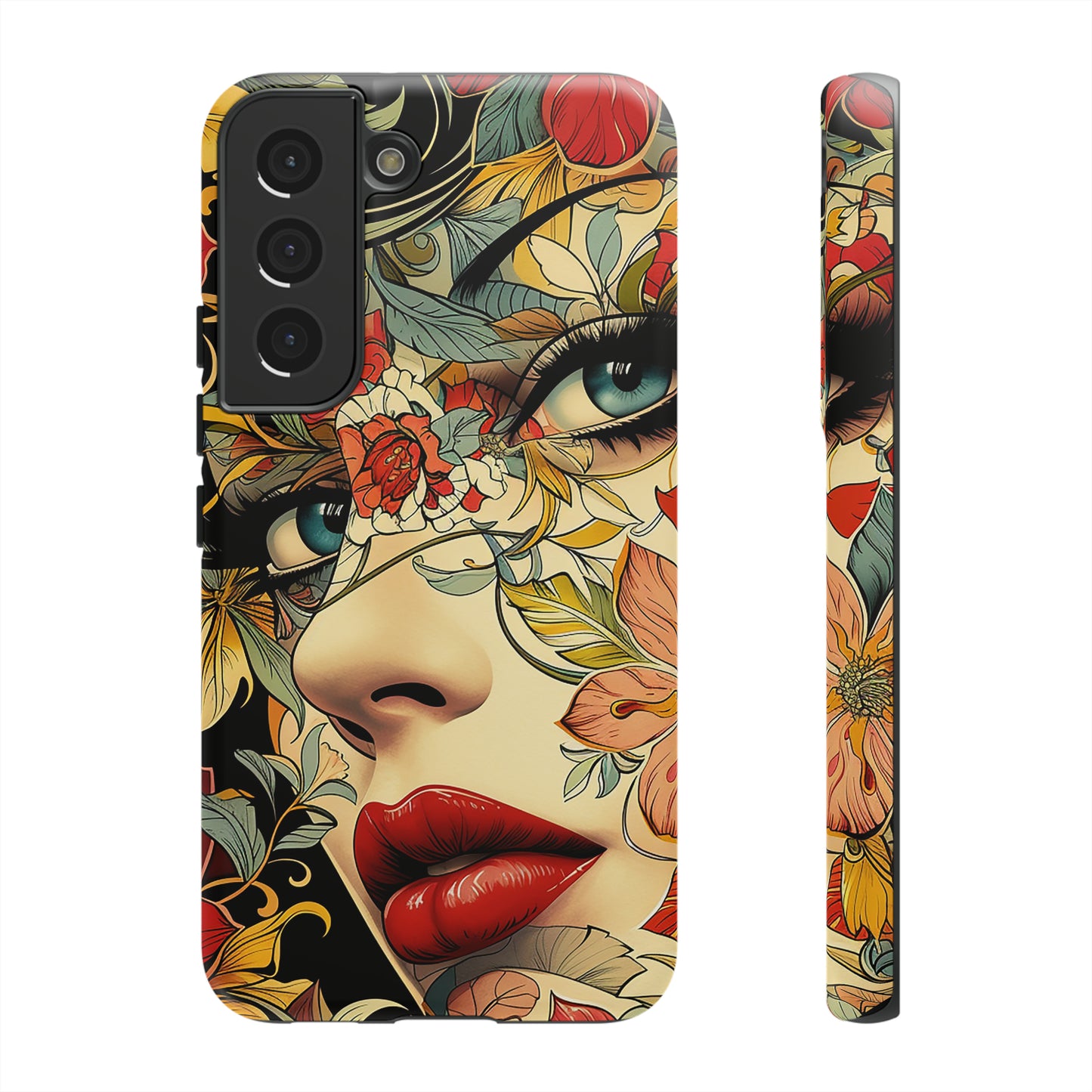 Tough Phone Case Lady Red