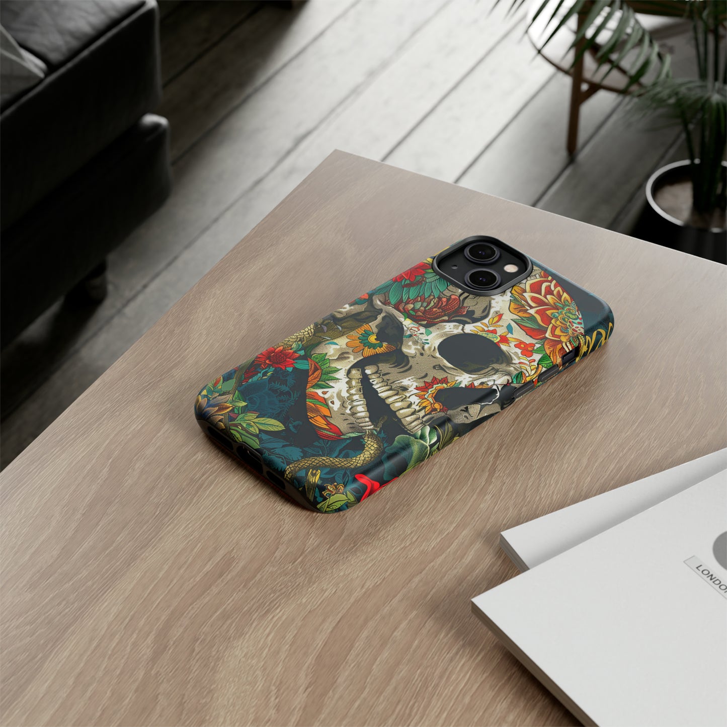 Tough Phone Case Skull 01