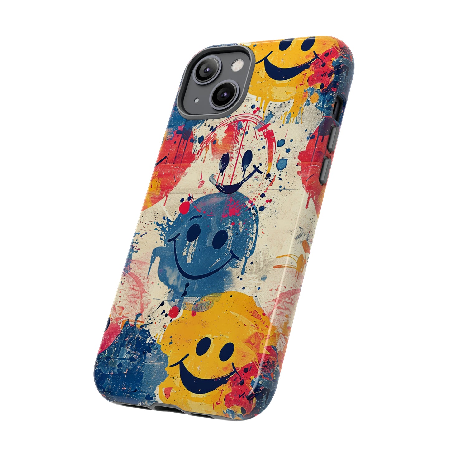 Tough Phone Case Happy Face