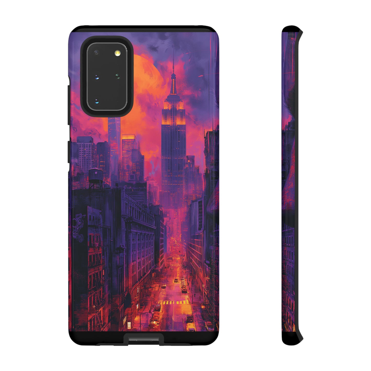 Tough Phone Case New York City Purple Haze