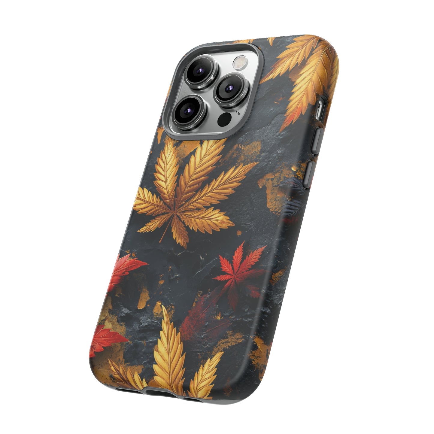 Tough Phone Case Cannabis Gold