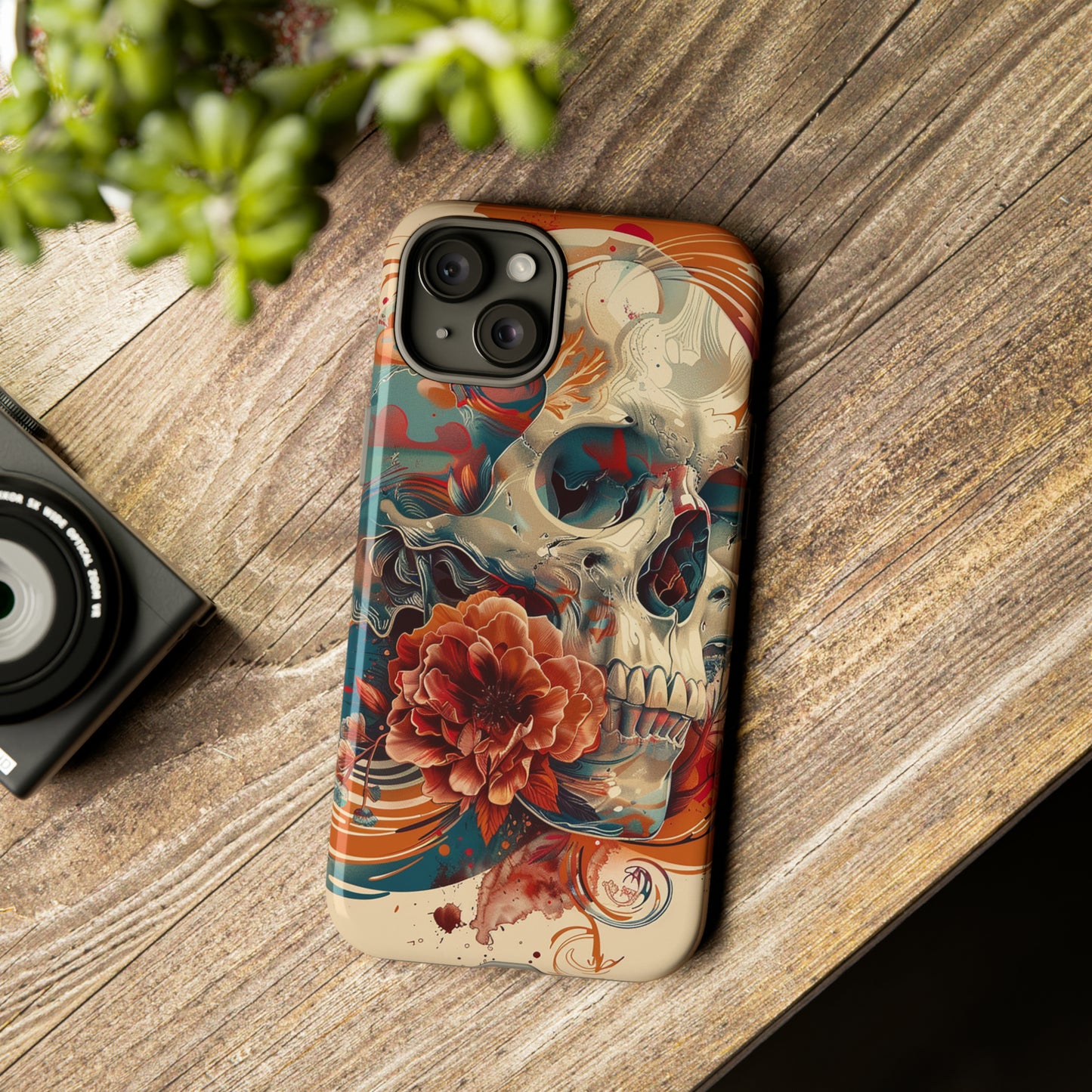 Tough Phone Case Skull 04